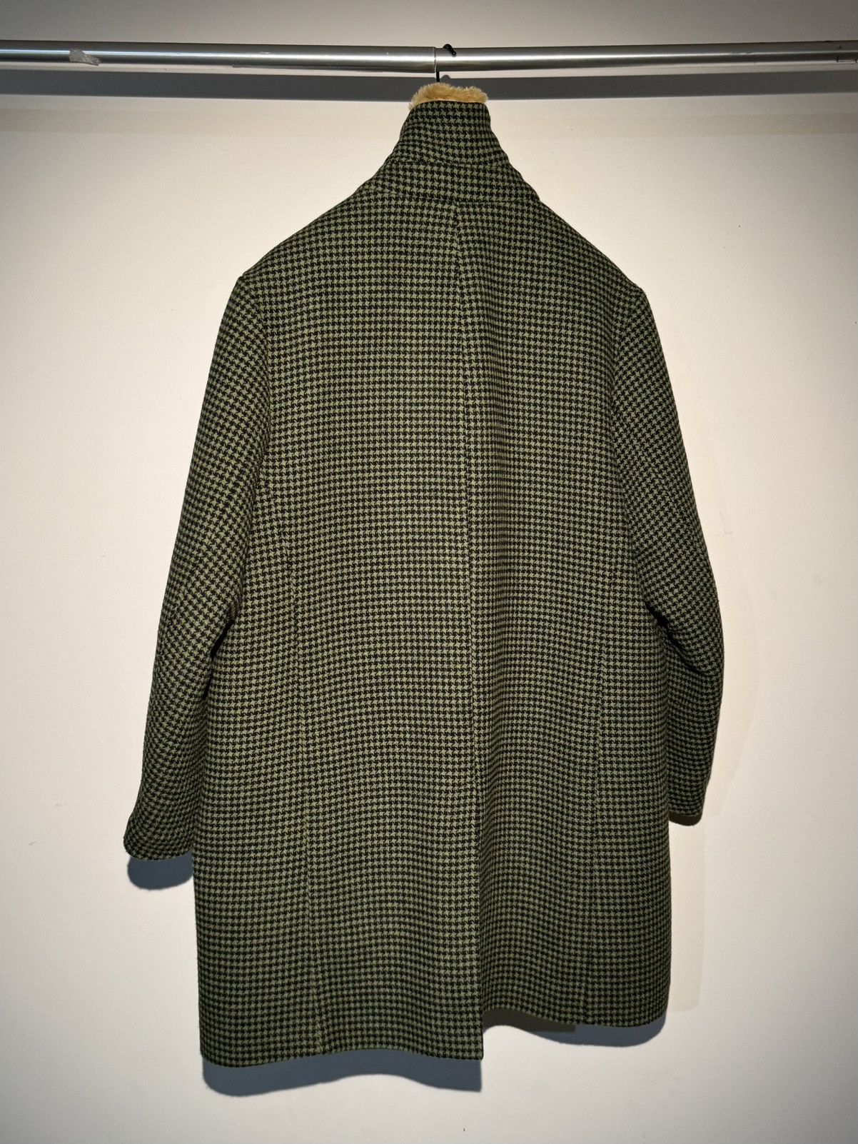 Supreme Supreme Fur Collar Car Coat Green Houndstooth Size US XL / EU 56 / 4 - 3 Thumbnail