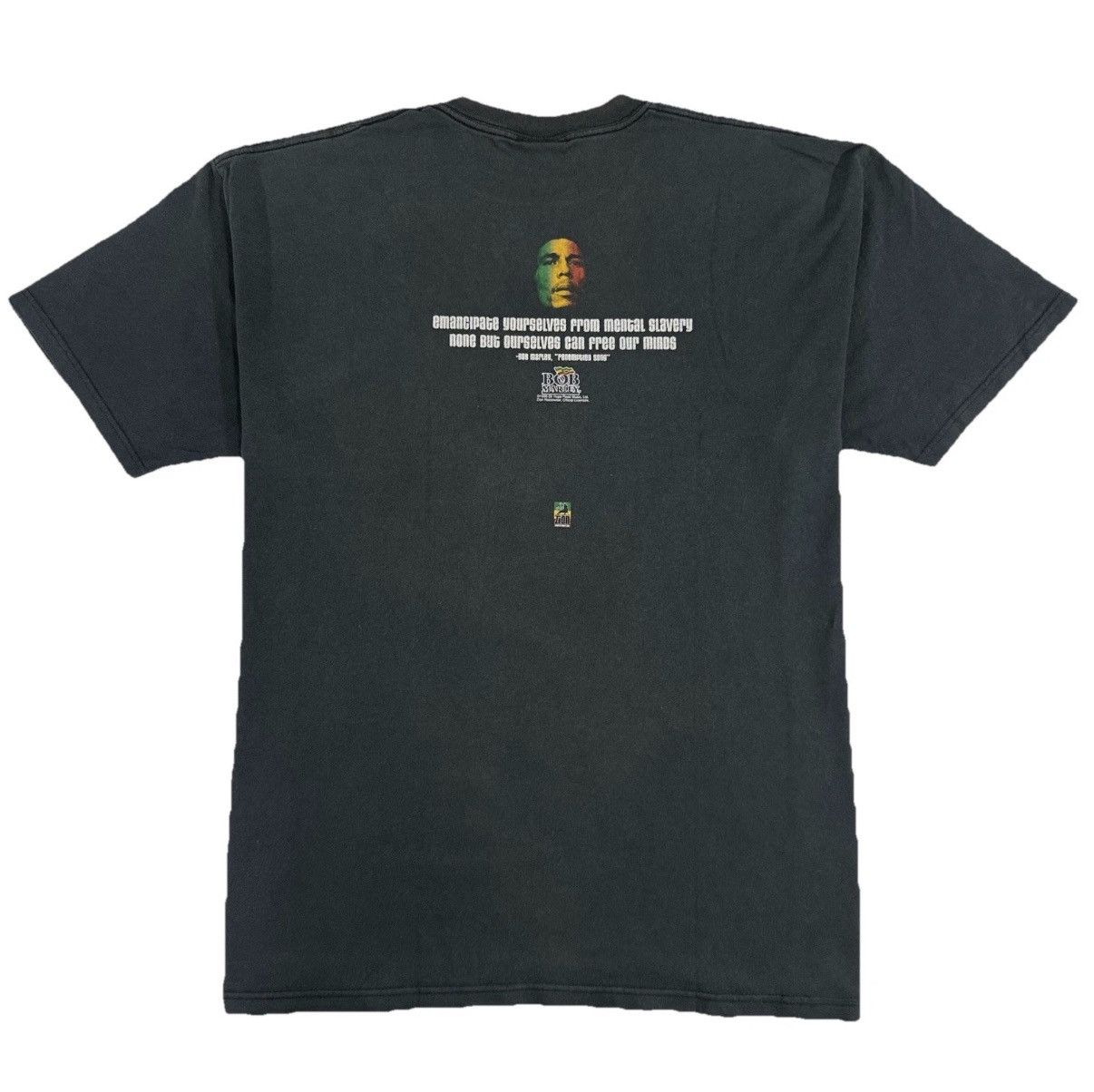 Zion Rootswear Vintage 90s Bob Marley Redemption Song T Shirt XXL 1999 Size US XXL / EU 58 / 5 - 3 Thumbnail