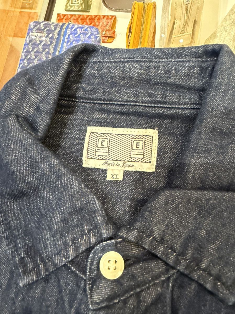 Cav Empt Cav EMPT Denim SS Button Down Shirt Size US XL / EU 56 / 4 - 3 Thumbnail