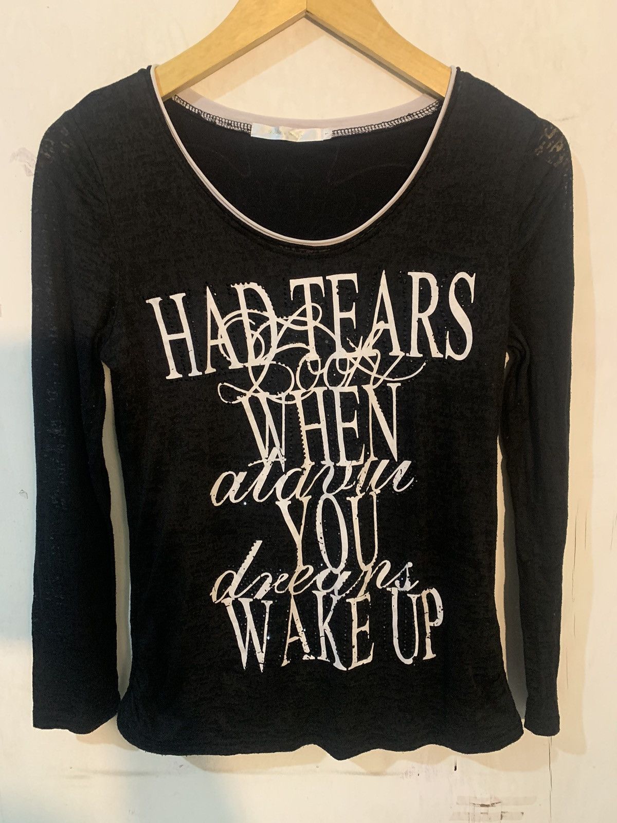 Hysteric Glamour × If Six Was Nine × Le Grande Bleu (L.G.B.) Japanese poem long sleeve Gothic style Size US S / EU 44-46 / 1 - 2 Thumbnail