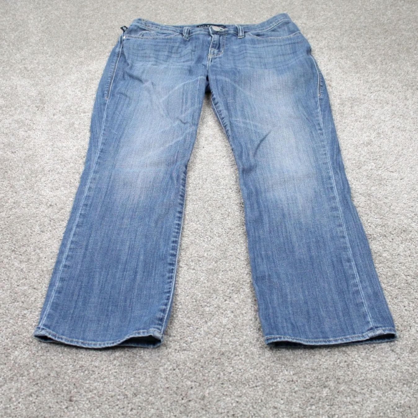 Vintage Rock & Republic Jeans Womens 8 Blue Medium Wash 5-Pocket Denim w/ 26" inseam Size 30" / US 8 / IT 44 - 2 Thumbnail