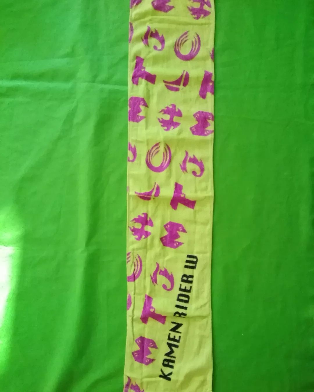 Anime Kamen Rider W Green Series Towel Size ONE SIZE - 2 Thumbnail