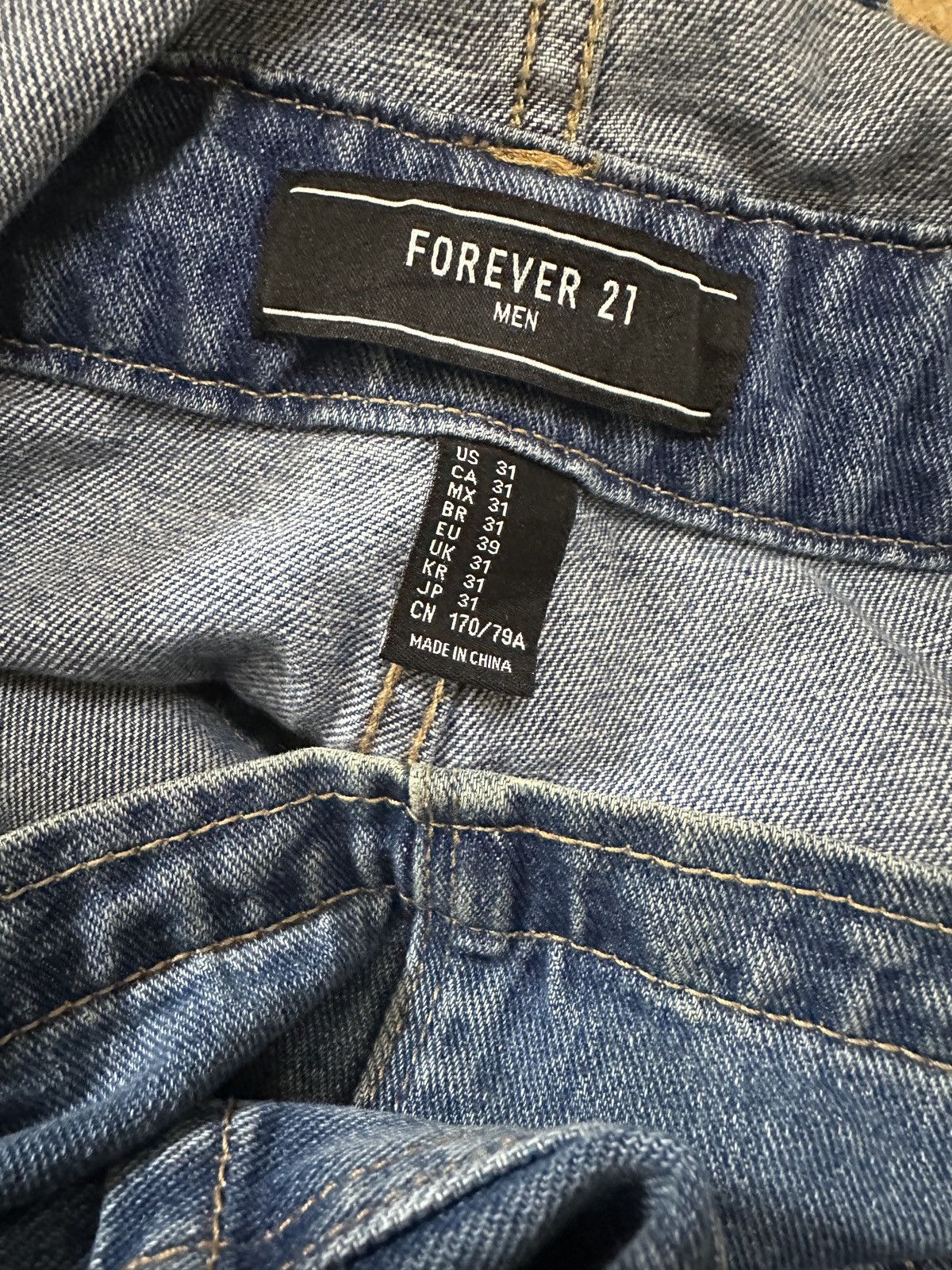 Forever 21 × Vintage FOREVER 21 Distressed Denim Overall Size US 31 - 16 Thumbnail