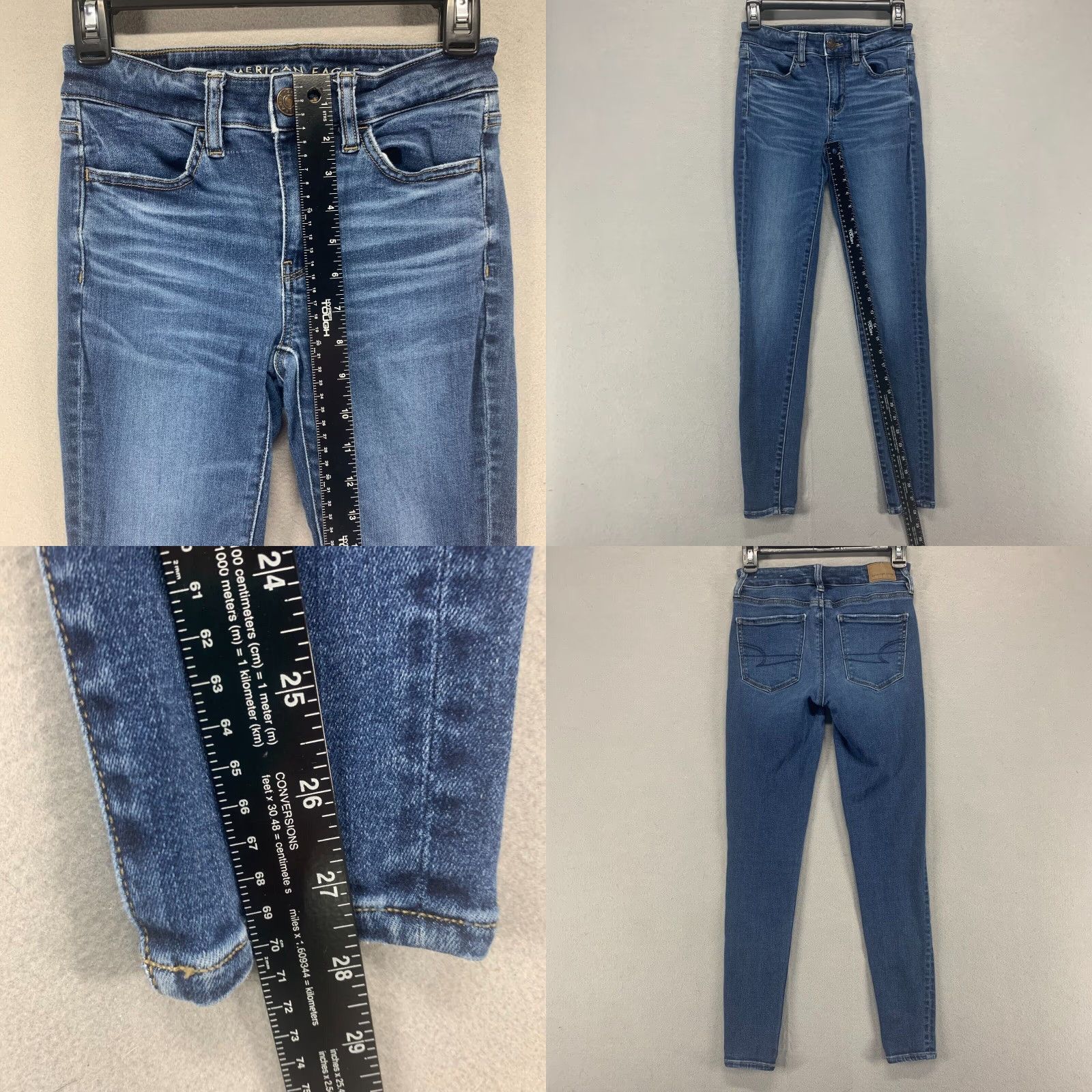 American Eagle Outfitters VINTAGE No Size 26" / US 2 / IT 38 - 8 Thumbnail