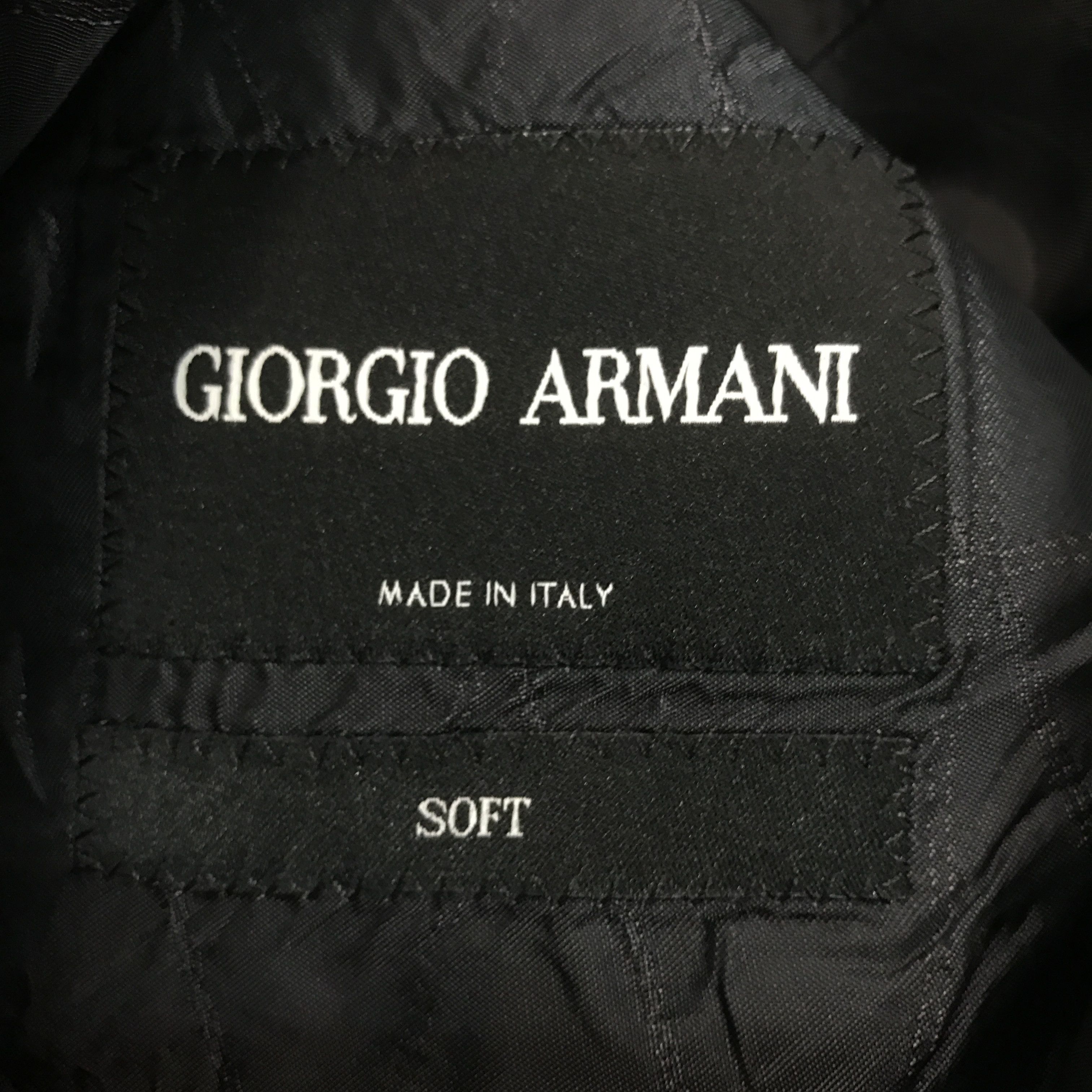 Giorgio Armani Giorgio Armani Blazer Balck Coat jacket Size US L / EU 52-54 / 3 - 11 Thumbnail
