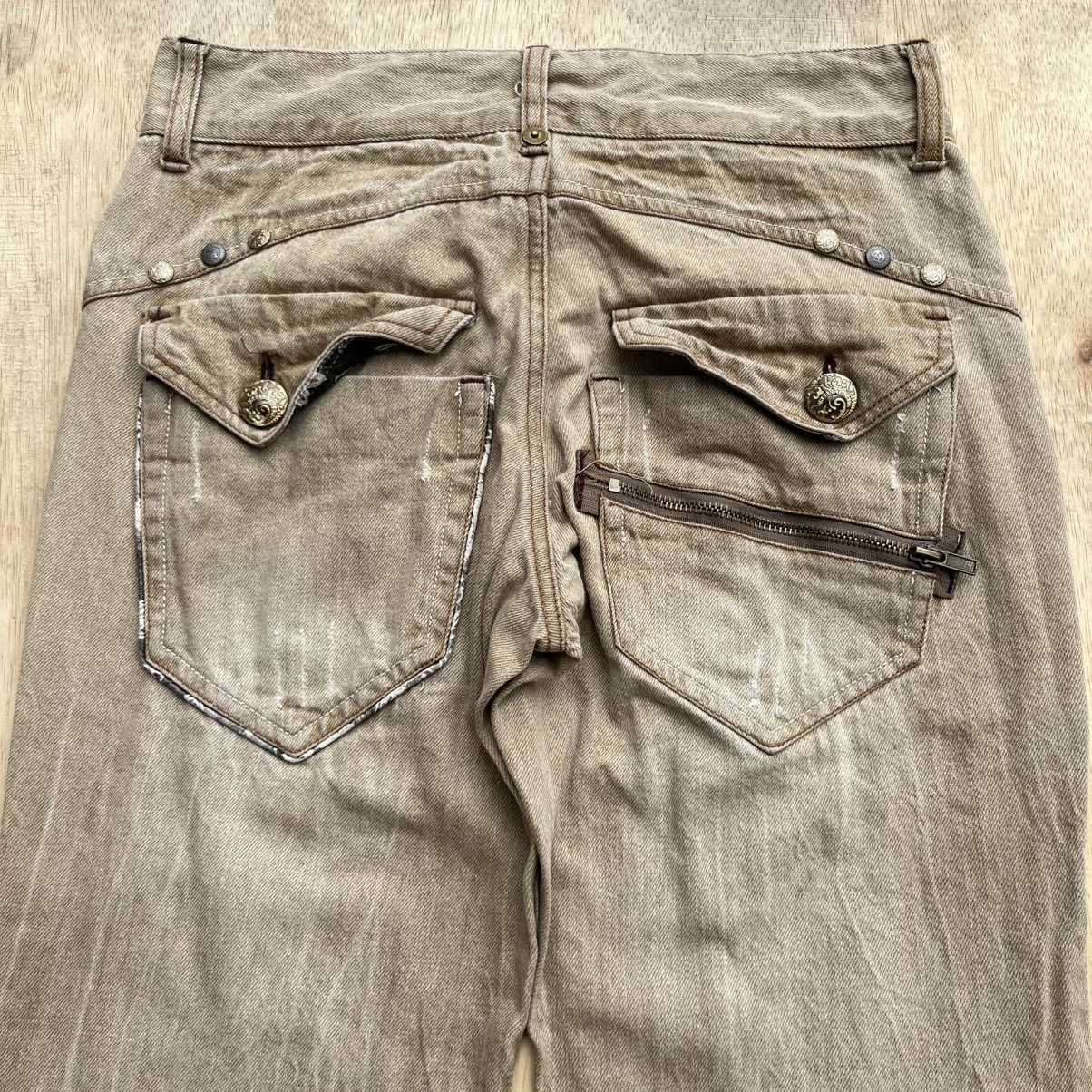 Tornado Mart OIL CAKE JAPANESE BRAND FADED FLARE BOOT CUT DENIM Size US 31 - 12 Thumbnail