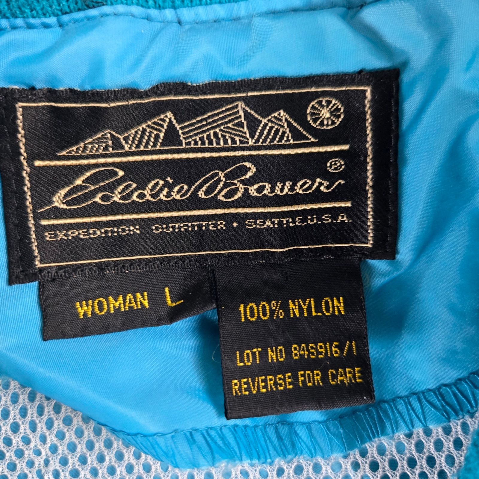 Eddie Bauer Vintage Eddie Bauer Blue Windbreaker Set Size Large Size 34" / US 12 / IT 48 - 6 Thumbnail