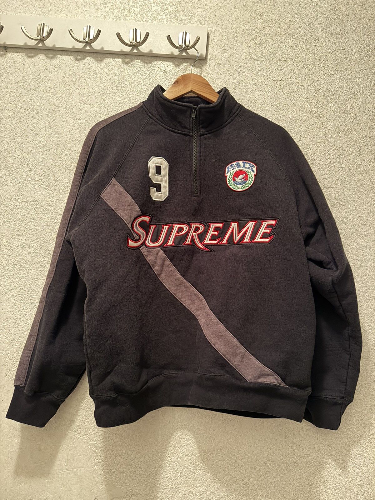 Supreme Supreme Equipe Half Zip Sweatshirt Size US M / EU 48-50 / 2 - 3 Thumbnail