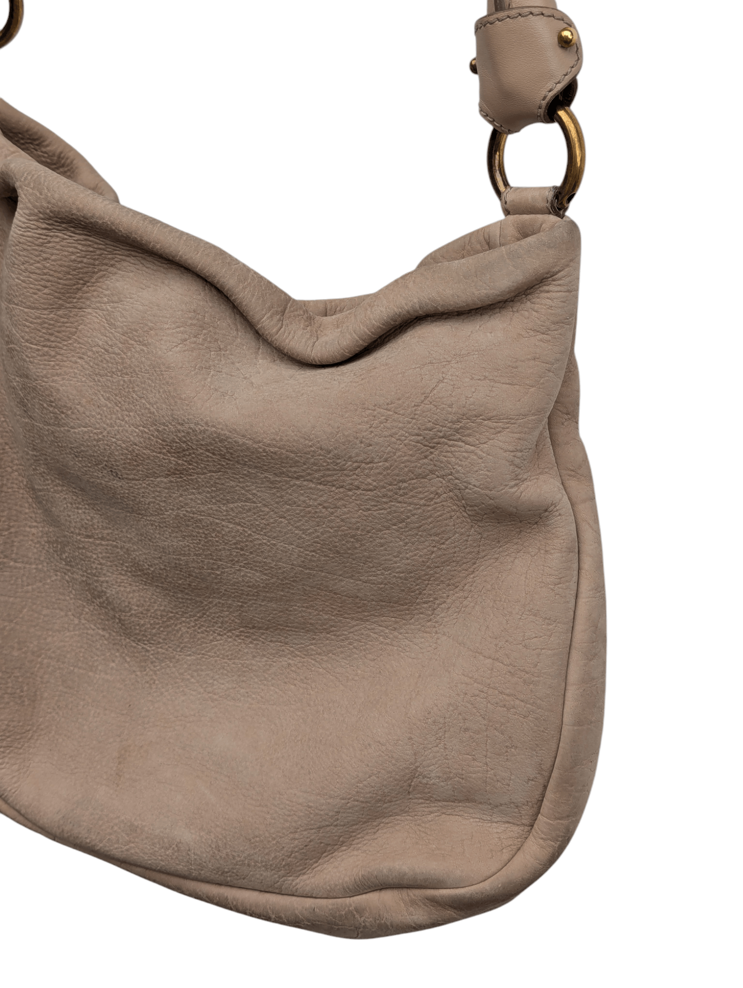Salvatore Ferragamo Salvatore Ferragamo Brown Leather Ruched Bow Shoulder Bag Size ONE SIZE - 8 Thumbnail