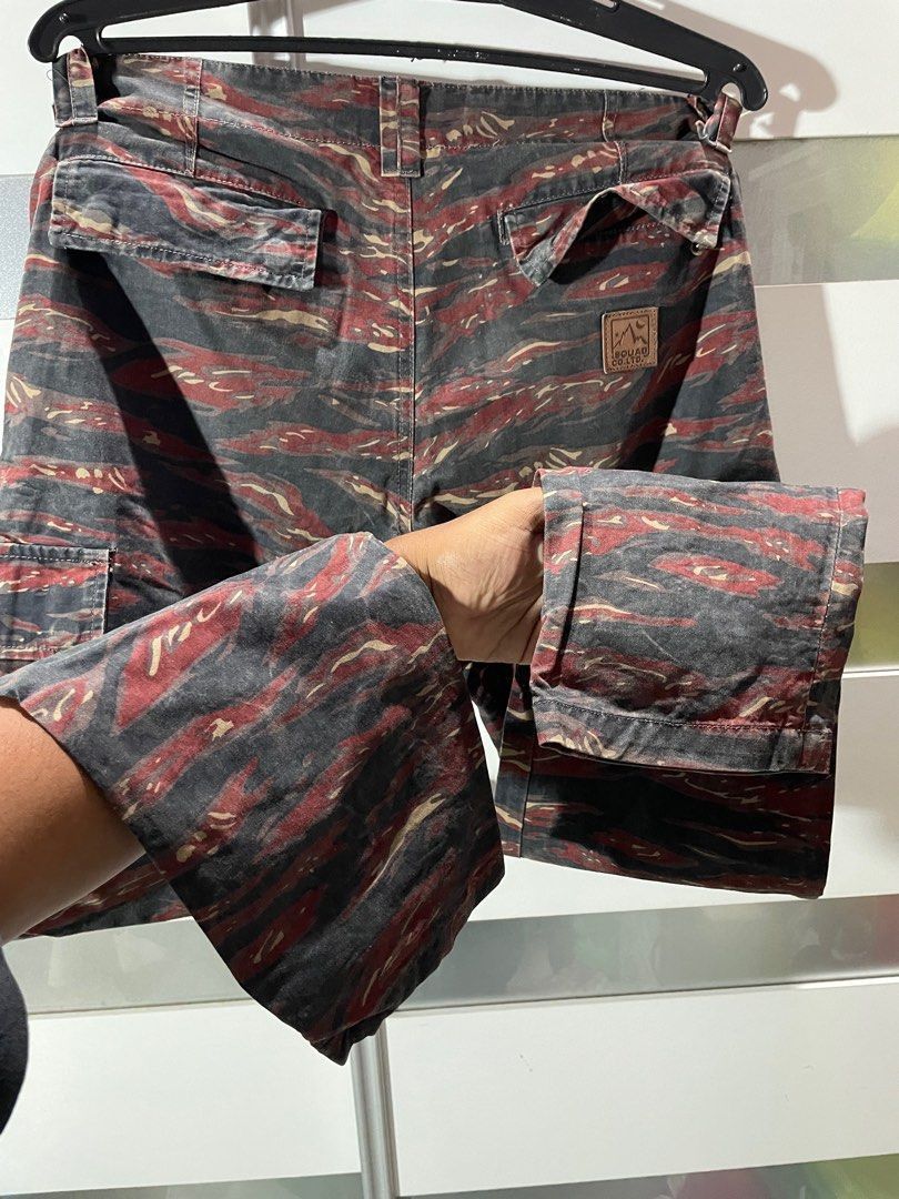 Japanese Brand × Vintage Tiger camo stripe Cargo tactical multi pocket jean Size US 28 / EU 44 - 6 Thumbnail