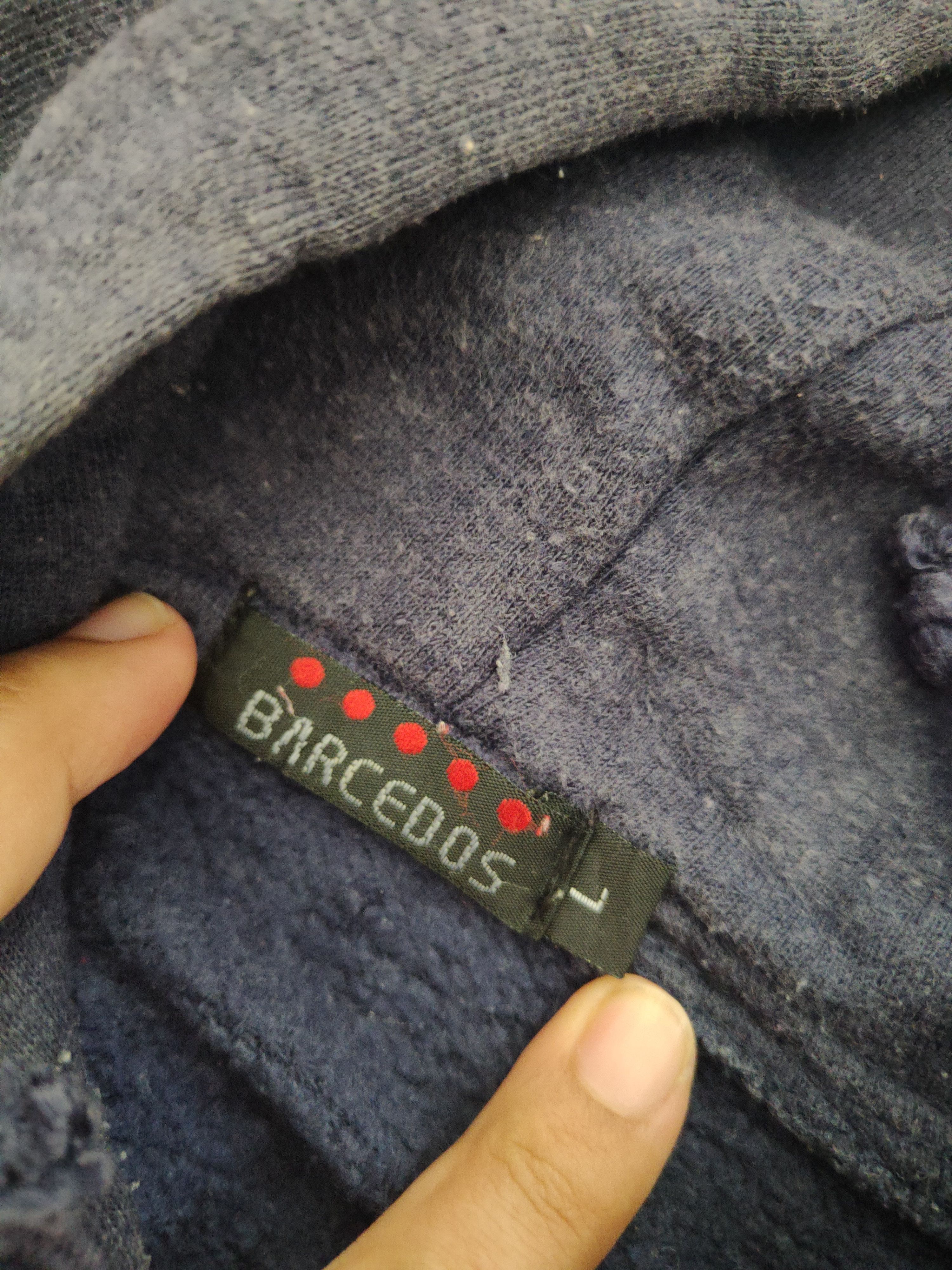 Japanese Brand Vintage Faded by Barcedos Navy Hoodie Sweatshirts Size US L / EU 52-54 / 3 - 14 Thumbnail