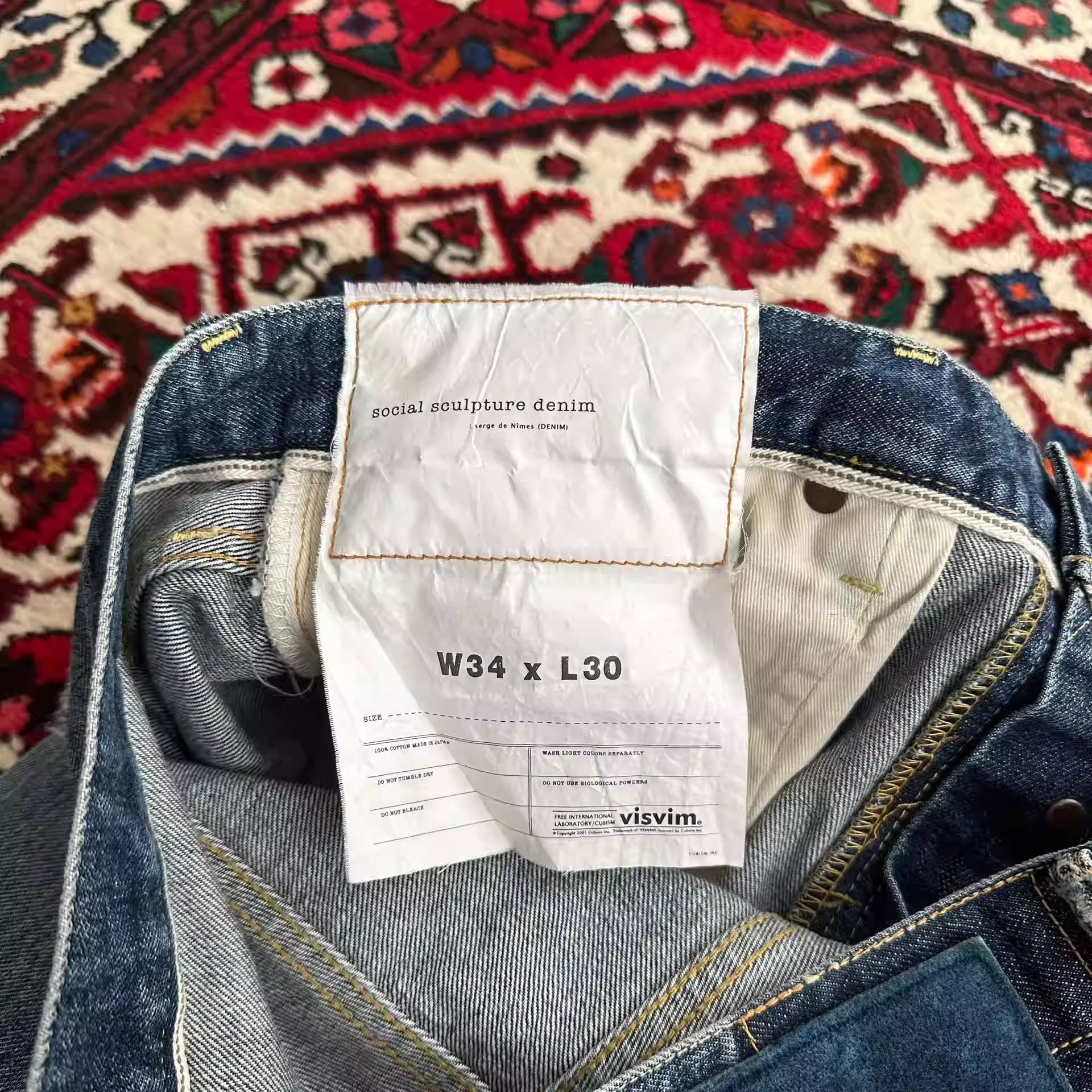 Visvim visvim 20aw 01.2d17 jeans w34l30 Size US 34 / EU 50 - 4 Thumbnail