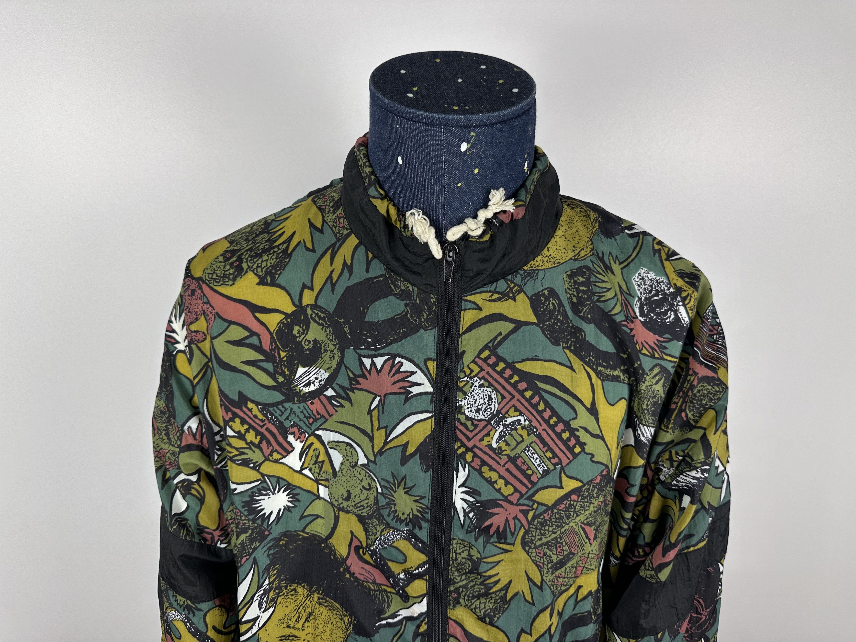 Vintage Vintage 90s Super Champ All Over Crazy Print Jacket Size US L / EU 52-54 / 3 - 3 Thumbnail