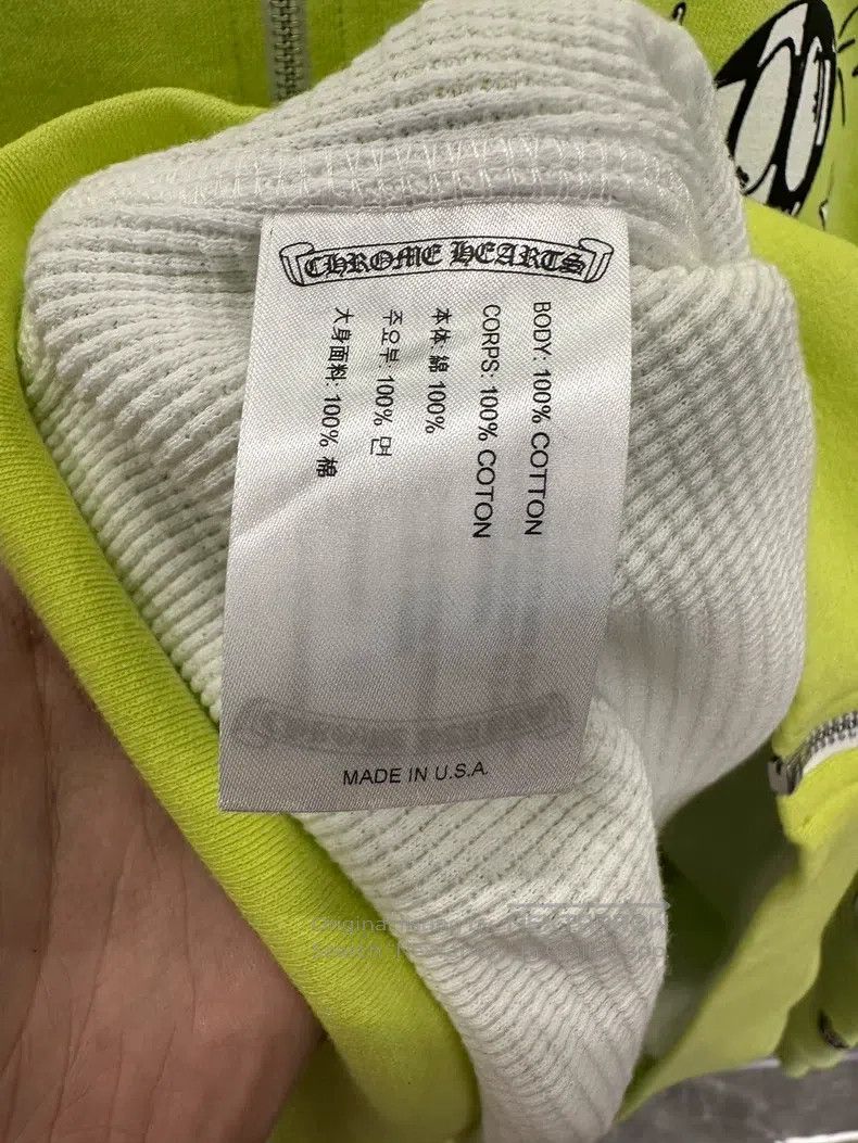 Chrome Hearts CHROME HEARTS Size L Mattboy graffiti fluorescent green zip Size US L / EU 52-54 / 3 - 4 Thumbnail