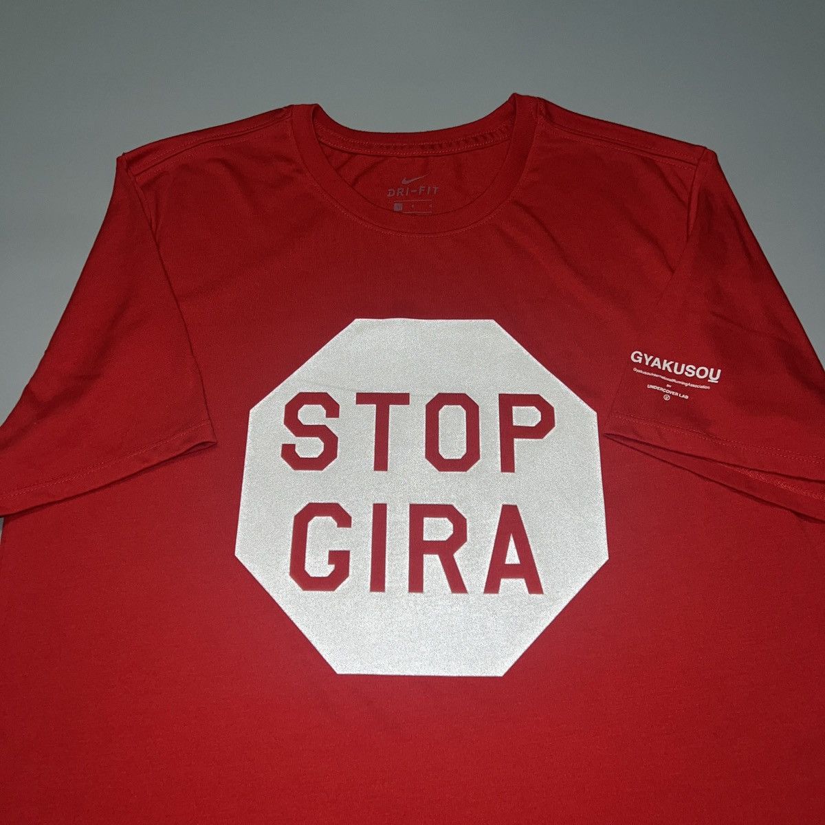 Nike × Undercover Nike x Undercover Lab Gyakusuo STOP GIRA reflective tee Size US L / EU 52-54 / 3 - 3 Thumbnail