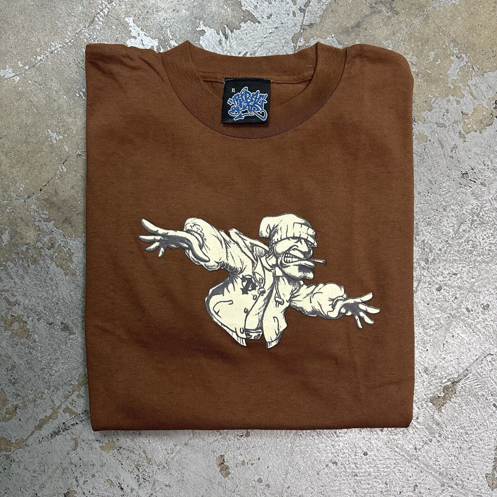 Tribal Streetwear × Vintage Vintage 90s Tribal Gear Street Art T-Shirt XL Made In USA Size US XL / EU 56 / 4 - 1 Thumbnail