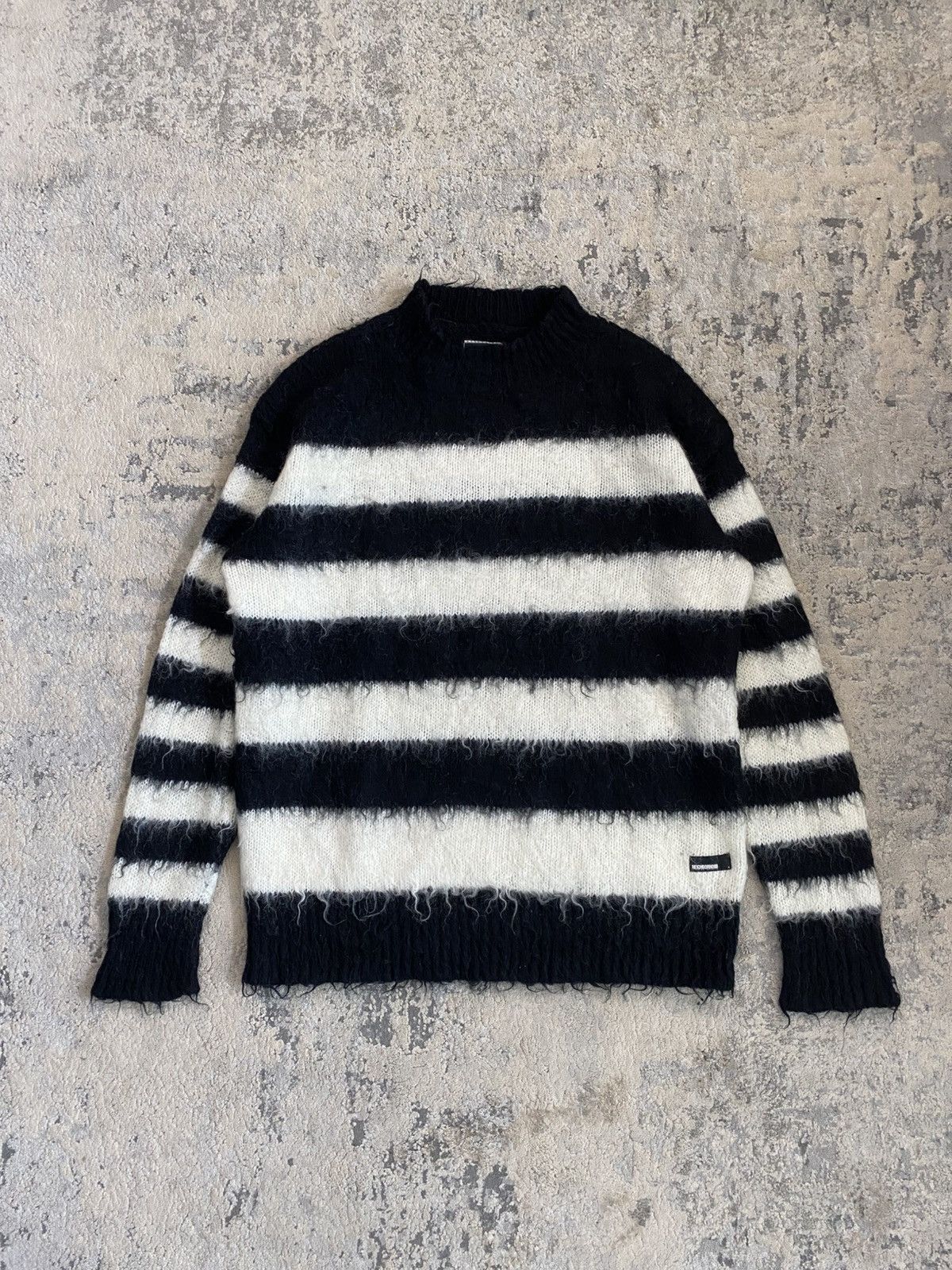 Neighborhood Wool Striped Knit Sweater Size US M / EU 48-50 / 2 - 1 Thumbnail