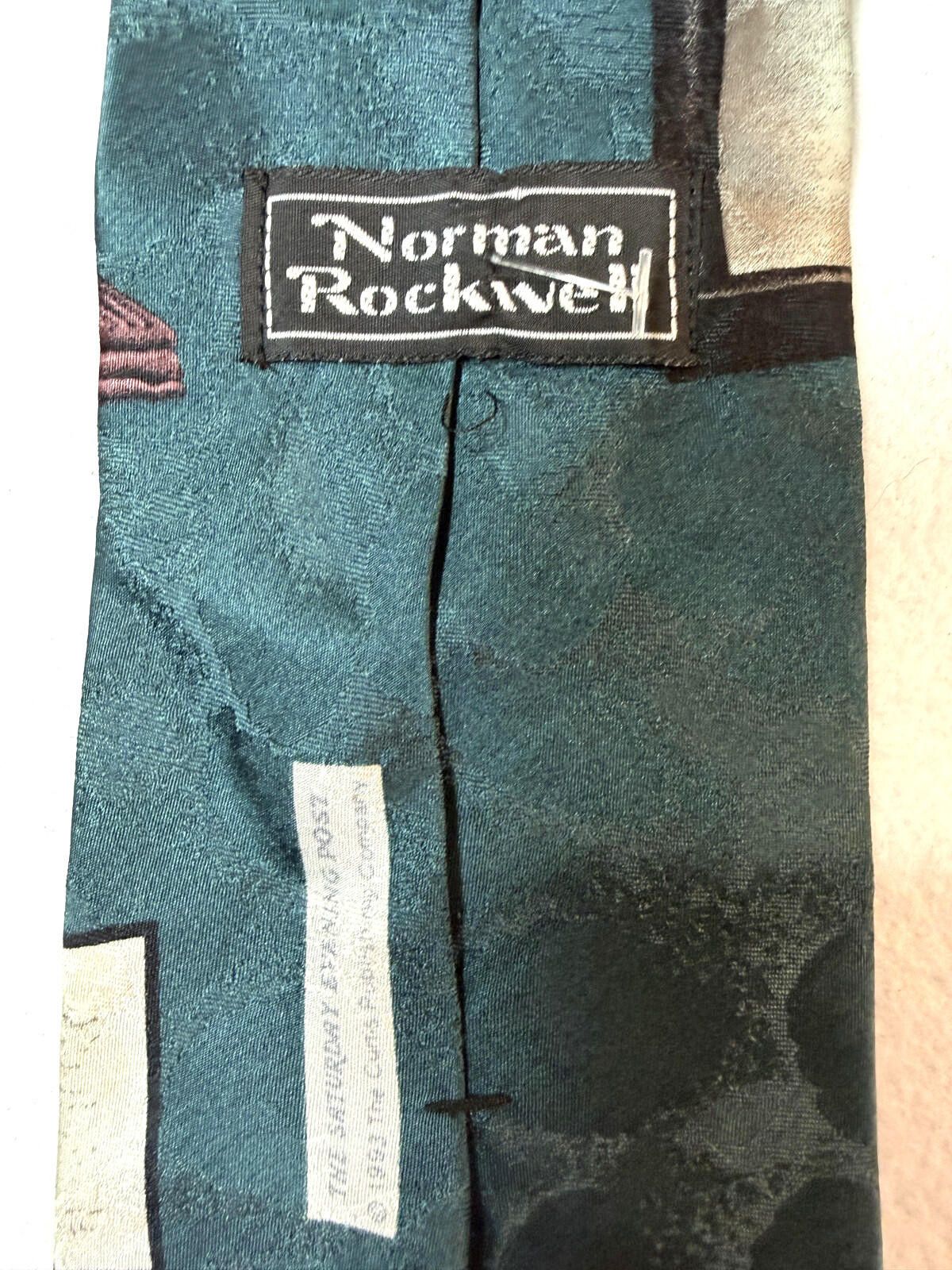 Other Vintage 90s Norman Rockwell Tie Lot 2 Mens Doctor Medical Size ONE SIZE - 2 Thumbnail