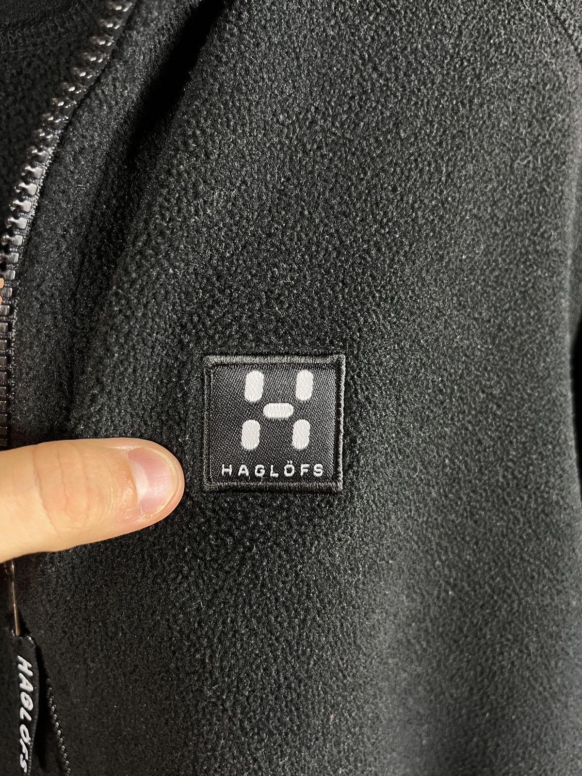 Haglofs × Vintage Vintage Haglofs y2k light jacket fleece sherpa chest logo Size US XL / EU 56 / 4 - 16 Thumbnail