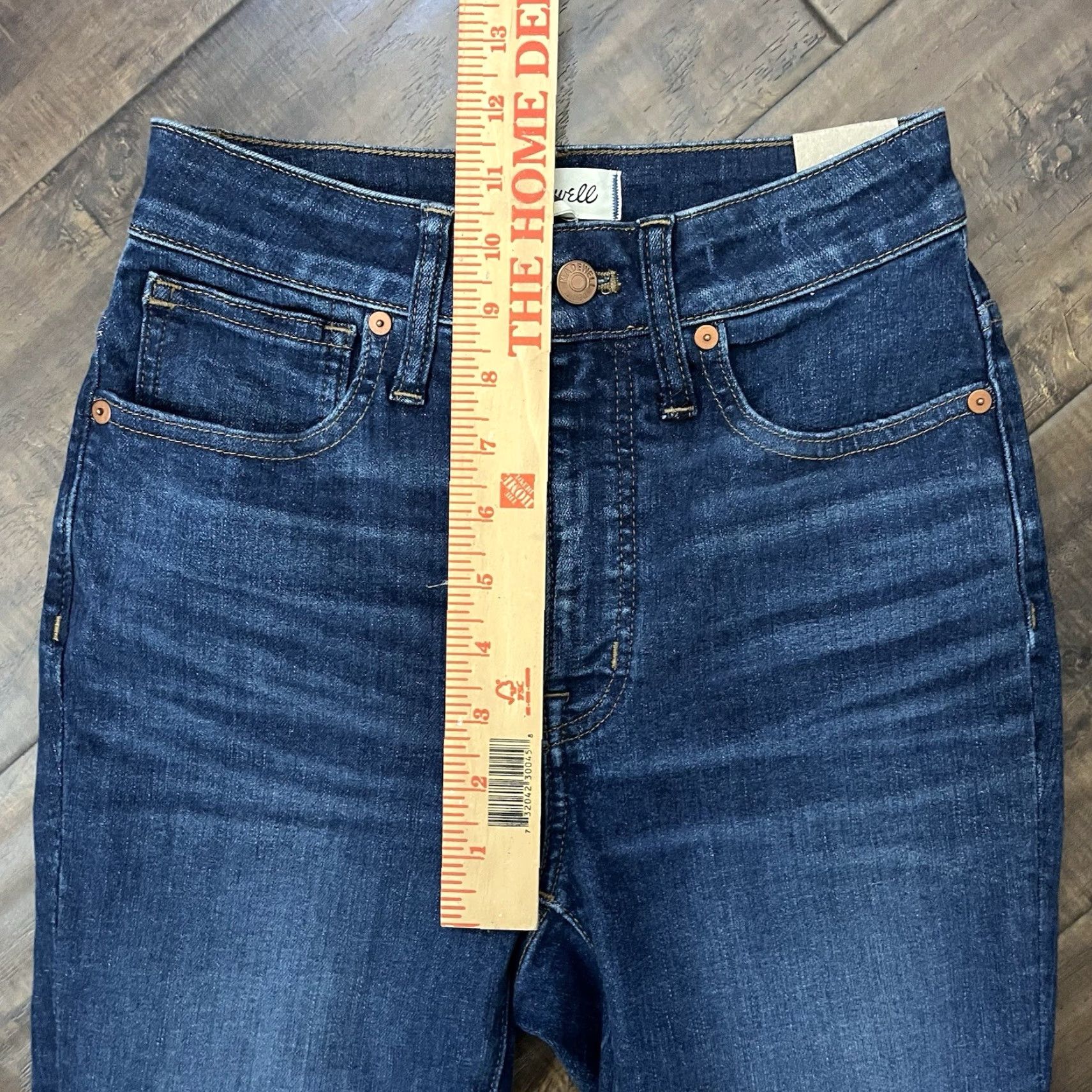 Madewell Madewell Jeans Skinny High Rise 25 Womens Blue Medium NWT Hayes Wash Curvy Slim Regular Size 25 Womens Jeans Size 42" / US 20 - 3 Thumbnail