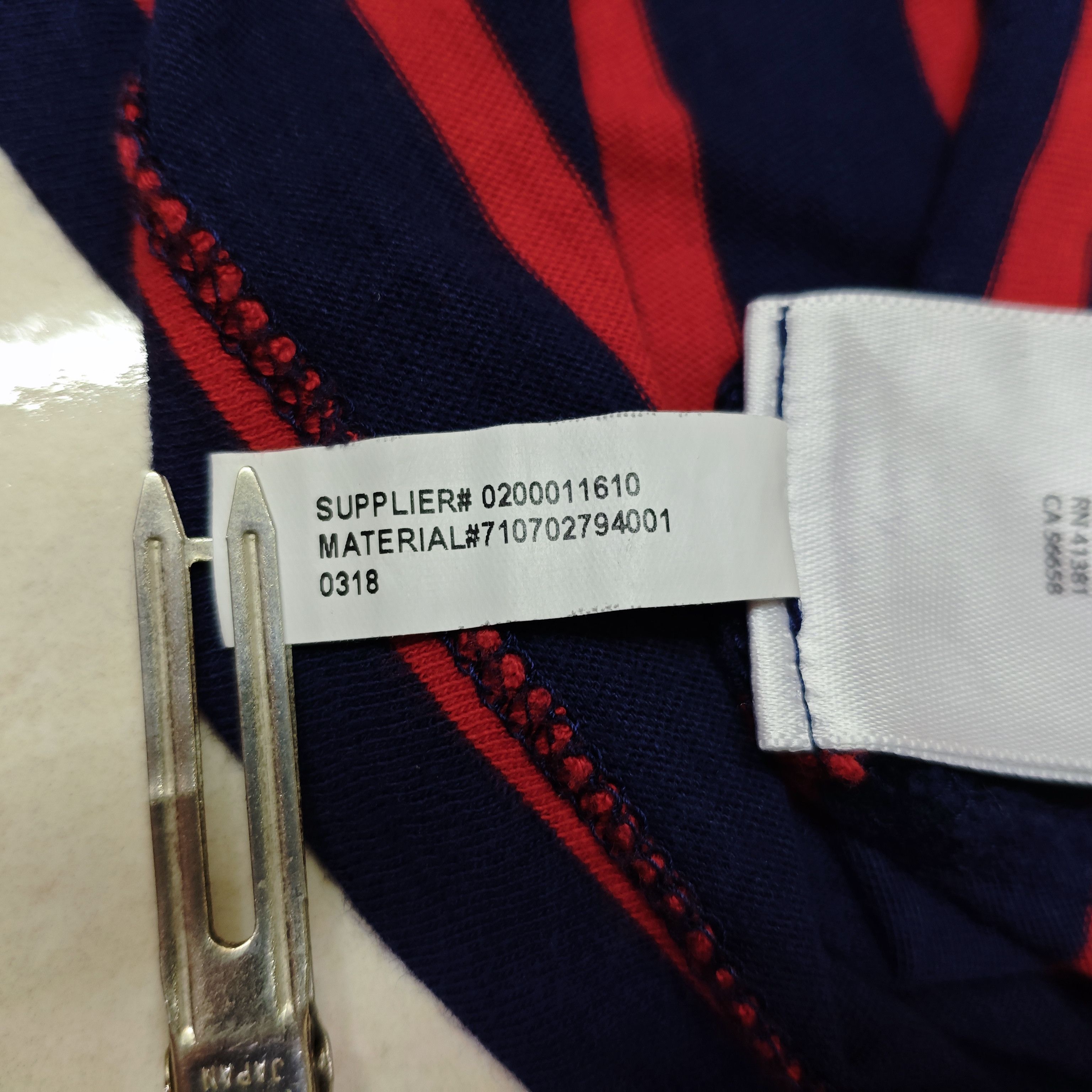 Polo Ralph Lauren POLO RALPH LAUREN Navy Red White Striped Slim Fit Tee Size US M / EU 48-50 / 2 - 10 Thumbnail