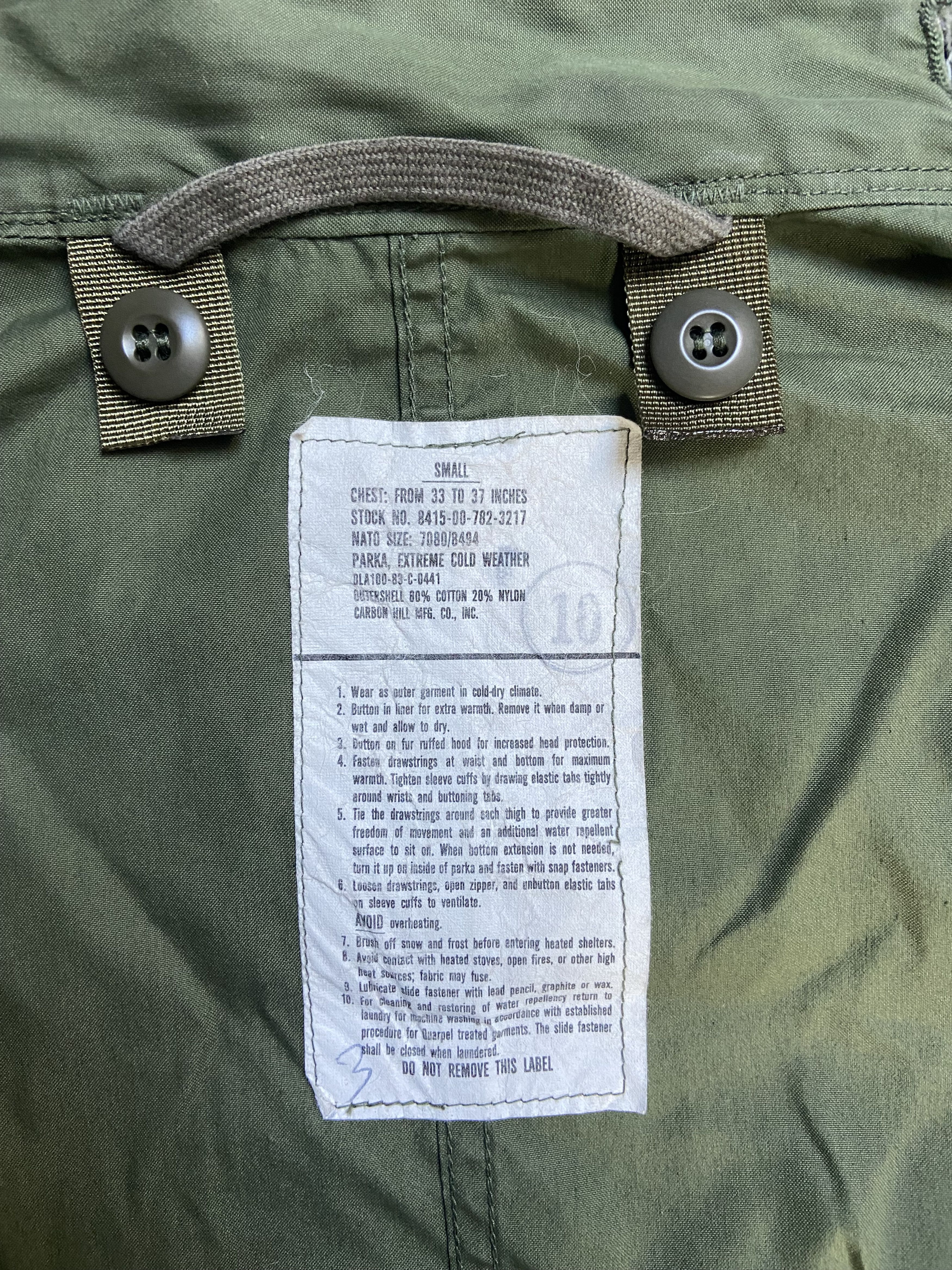 Vintage Vintage US Army Korean War M65 Fishtail Parka Size US S / EU 44-46 / 1 - 10 Thumbnail