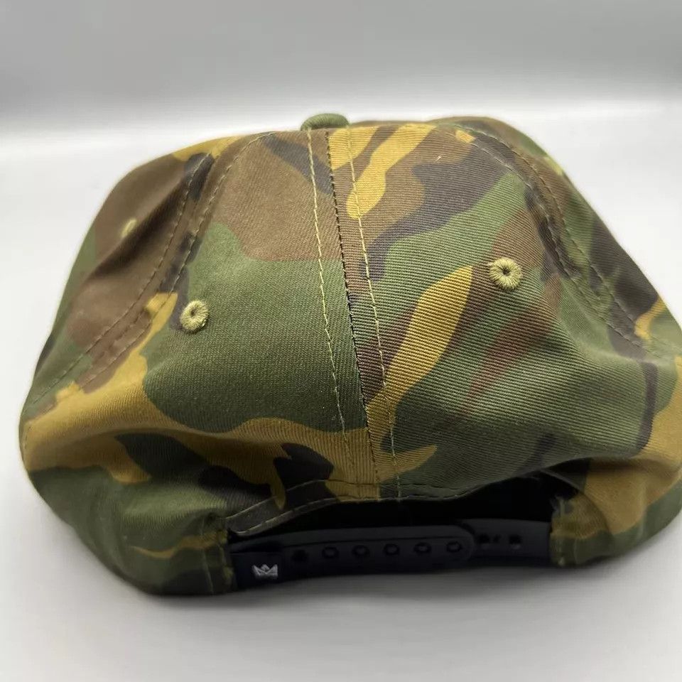 Other Good Livin Hat Men Green Camouflage Skate Strap Back Cap Size ONE SIZE - 7 Thumbnail