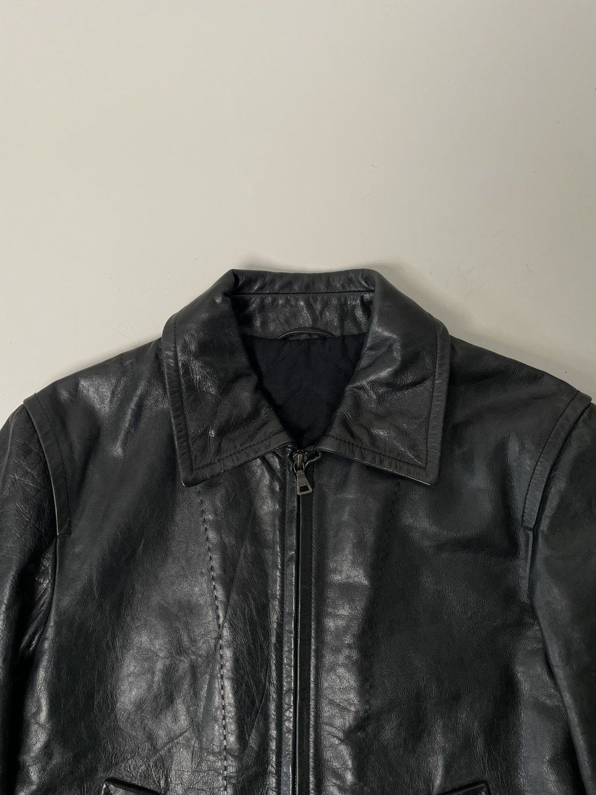 Jil Sander by Raf Simons Leather Jacket