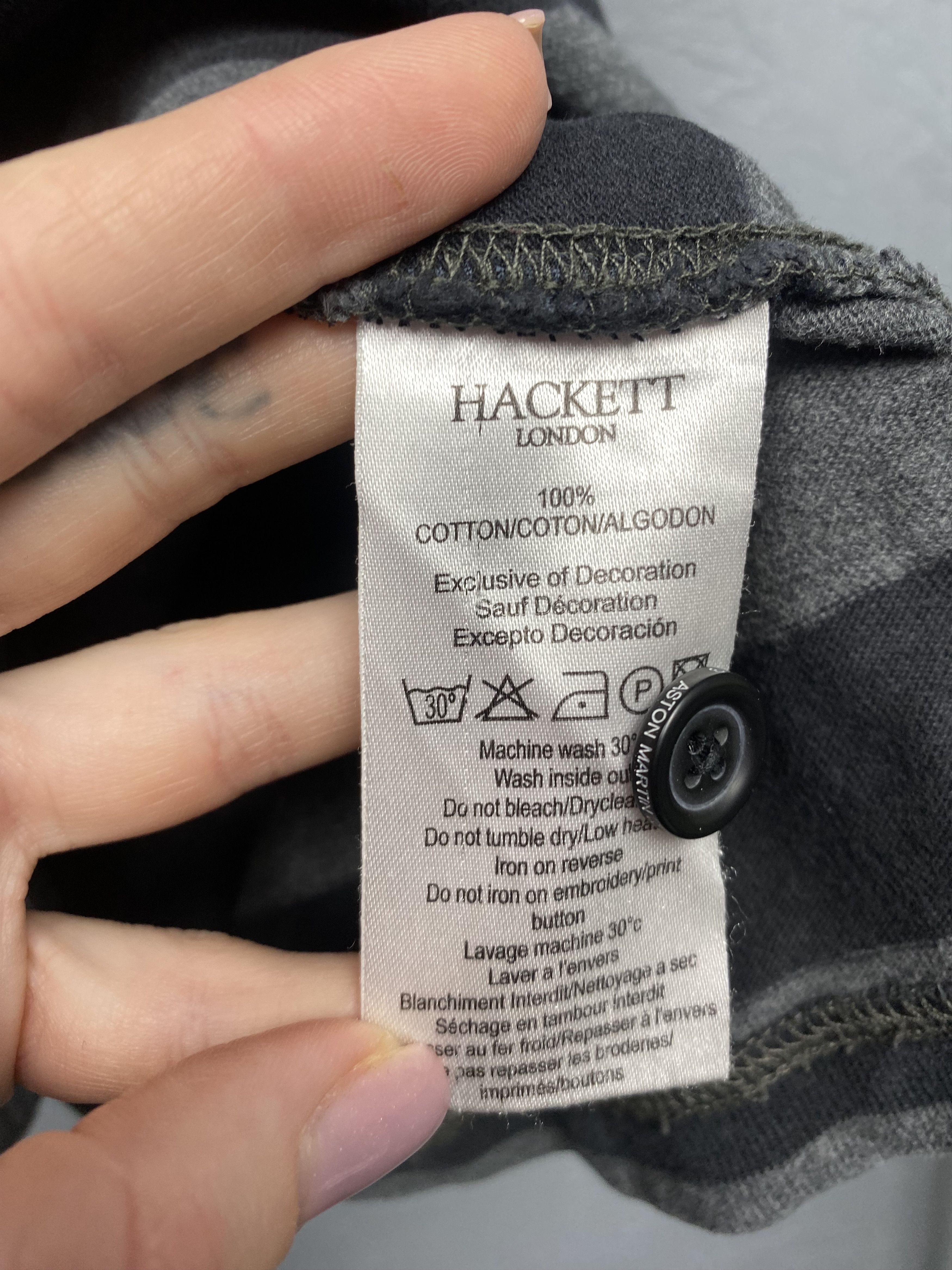 Hackett × Vintage Aston Martin Racing by Hackett Mens Polo Shirt Size US L / EU 52-54 / 3 - 7 Thumbnail