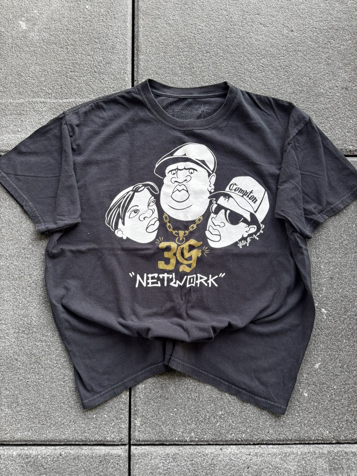Vintage VINTAGE "3G's" RAP TEE Size US XL / EU 56 / 4 - 1 Thumbnail