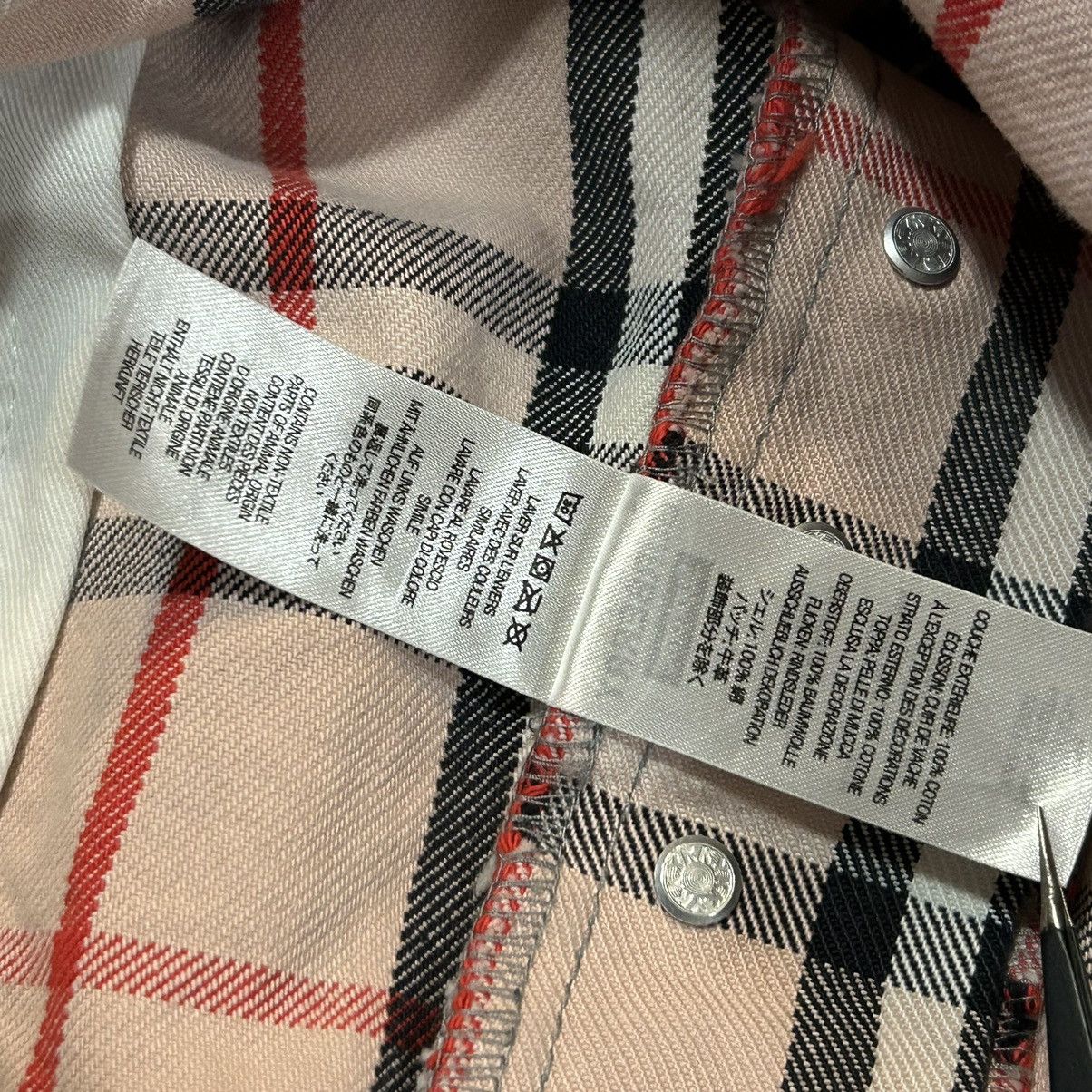 Burberry × Supreme Pink Tartan Pants SZ 30 W Size US 30 / EU 46 - 10 Thumbnail