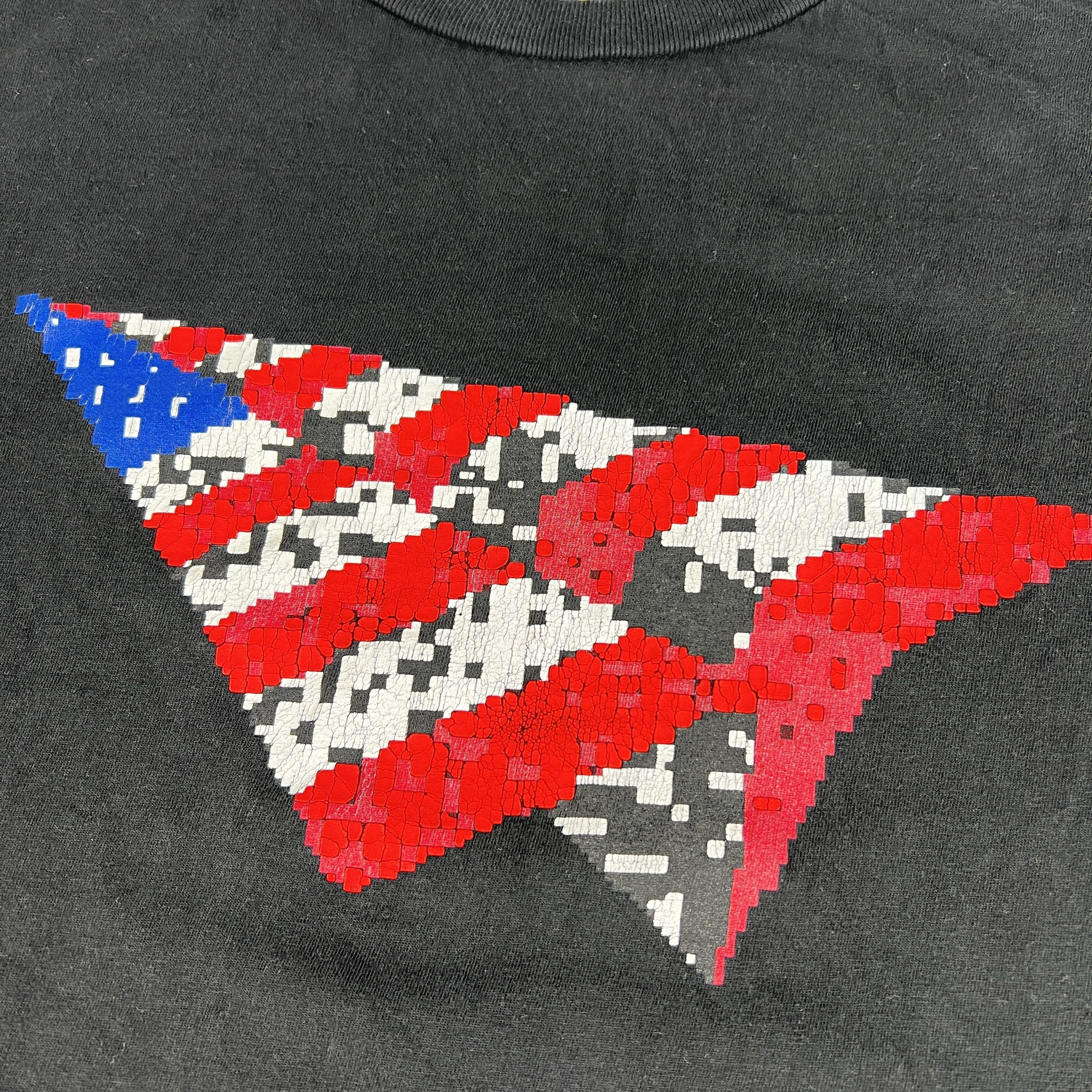 Paper Planes Paper Planes Shirt Black Digi American Flag Logo Tee Size US XL / EU 56 / 4 - 2 Thumbnail