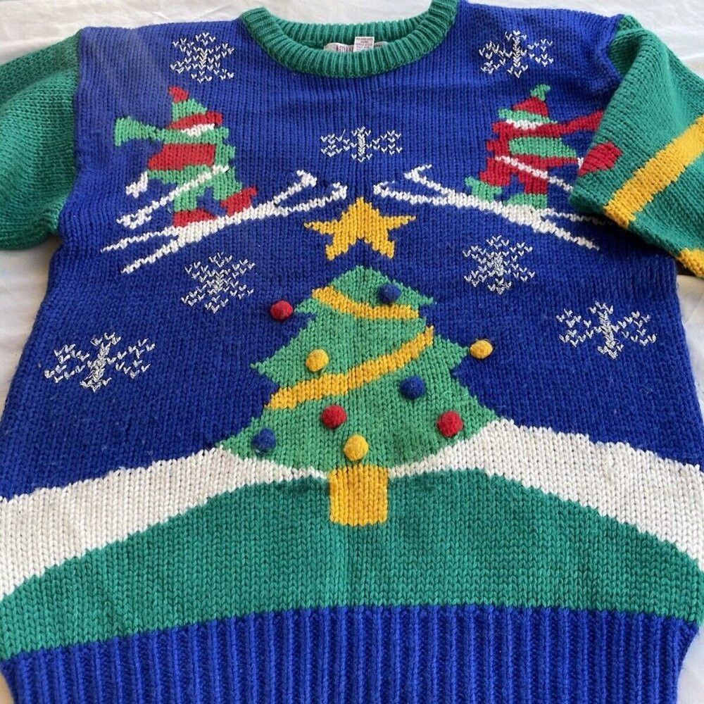 Holiday Brand × Vintage Vintage Amanda Smith Women's Ugly Christmas Sweater Acrylic Size M / US 6-8 / IT 42-44 - 4 Thumbnail