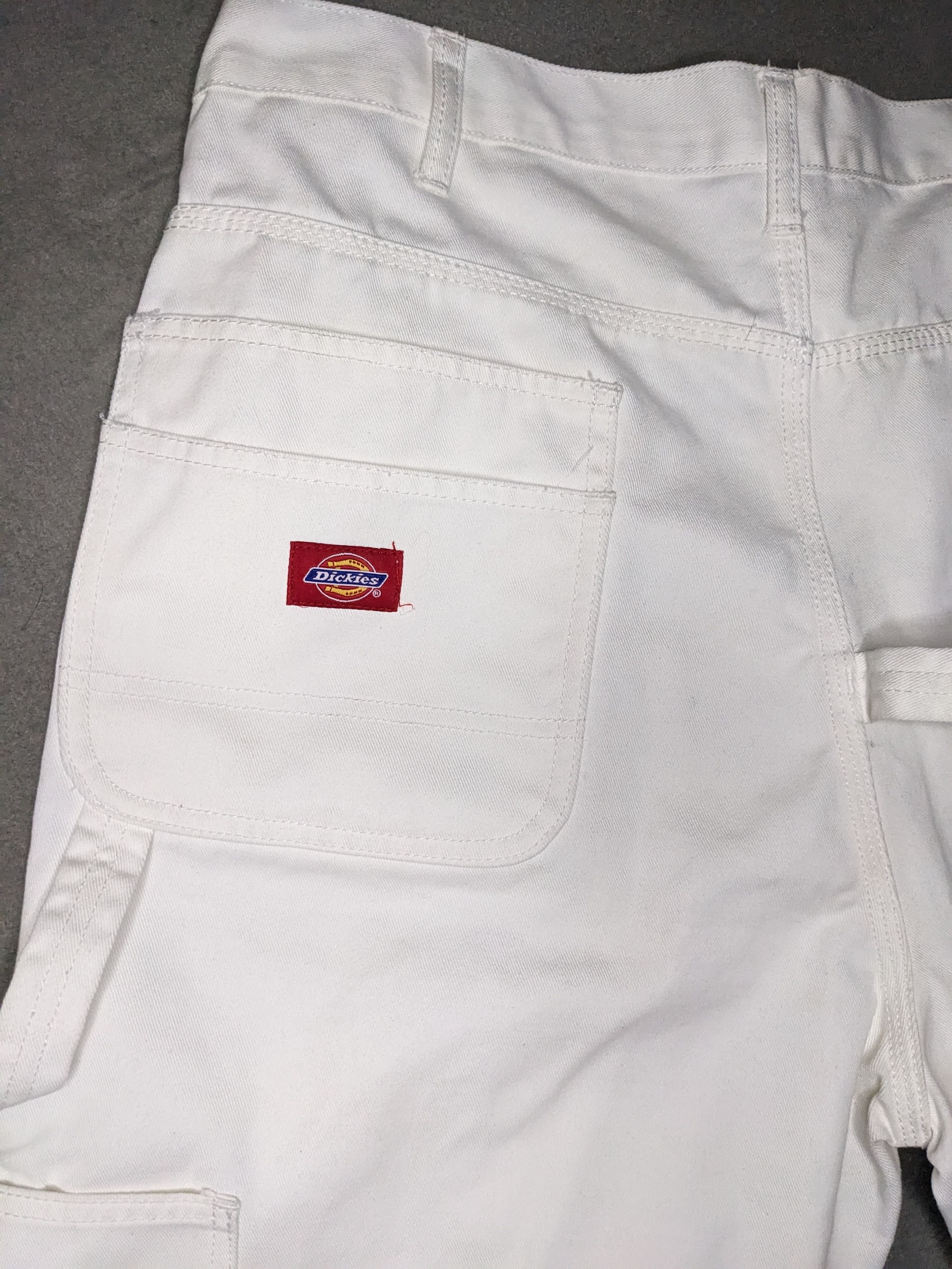 Dickies Dickies Double Knee Carpenter Pants 36x30 White Workwear Size US 36 / EU 52 - 7 Thumbnail