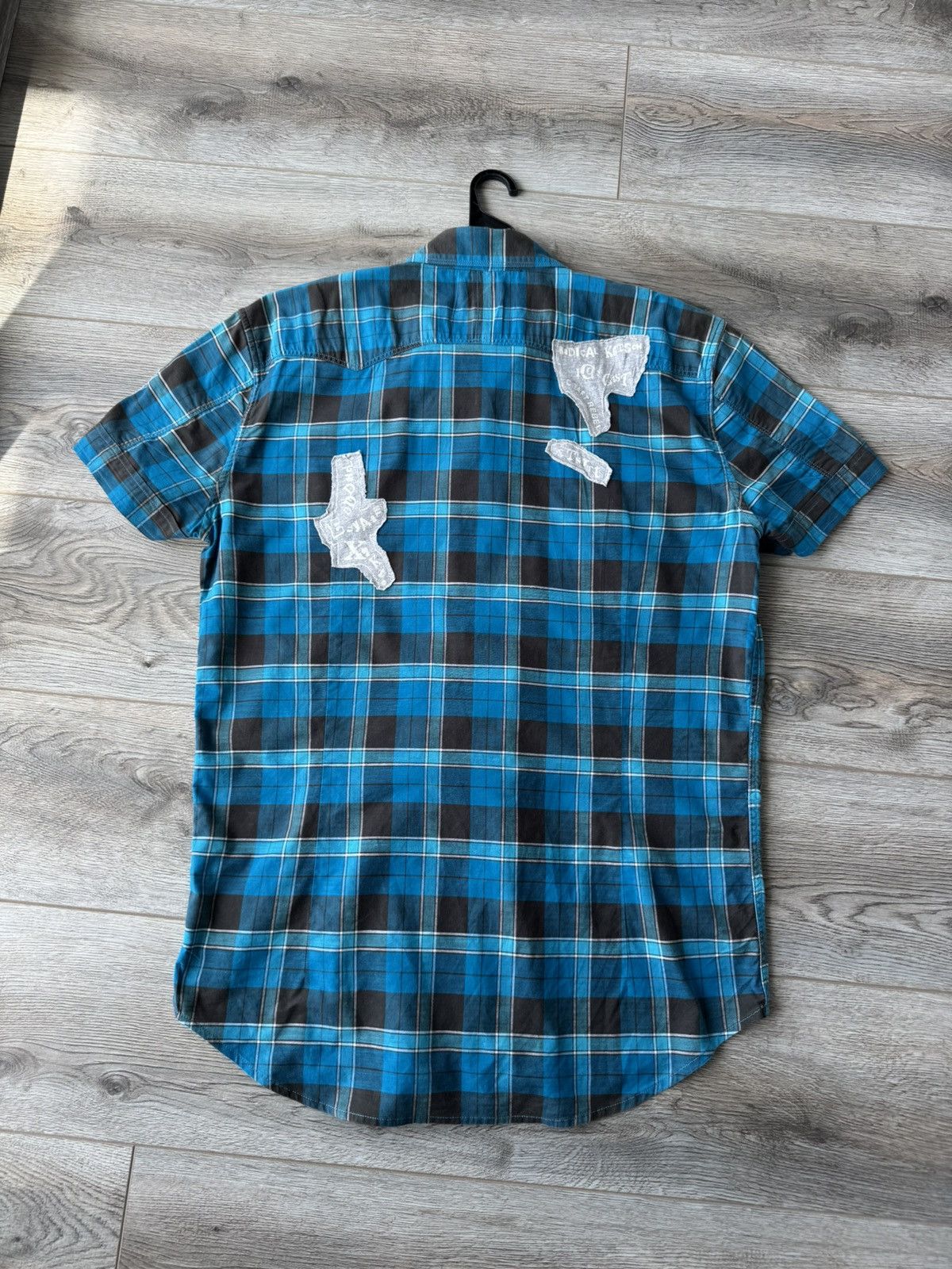 Diesel Diesel Short Sleeve Men's Plaid Shirt Size US XL / EU 56 / 4 - 8 Thumbnail