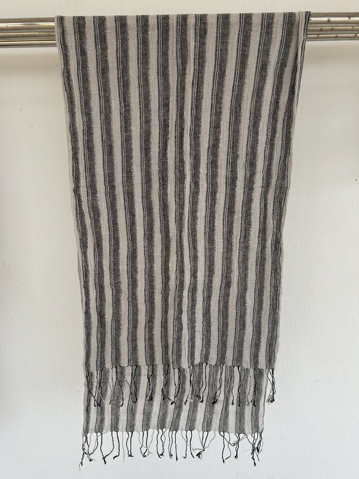 Other Japan Scarf Muffler Black White Size ONE SIZE - 1 Thumbnail