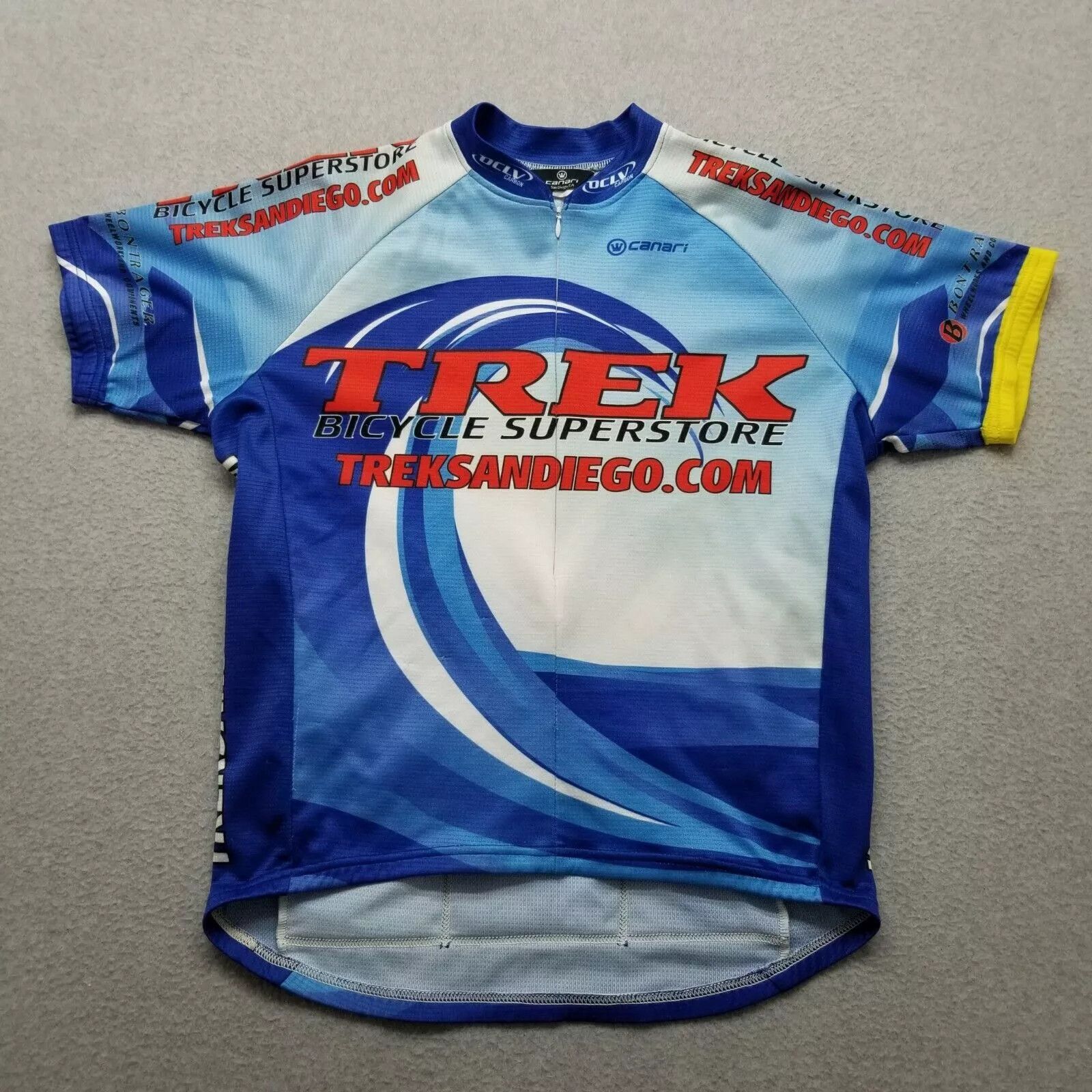 Canari Canari Cycling Jersey Mens Large Logo Back Pockets Zipper Size US L / EU 52-54 / 3 - 1 Thumbnail