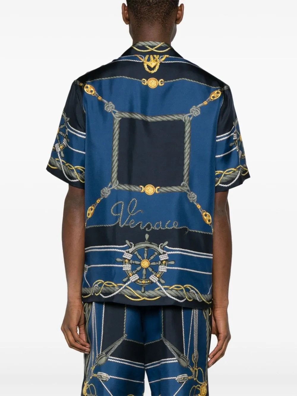 Designer × Versace VERSACE NAUTICAL PRINT SHIRT Size US M / EU 48-50 / 2 - 5 Thumbnail