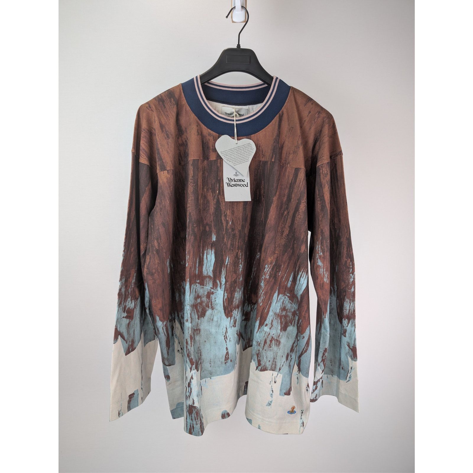 Vivienne Westwood o1rshd1 Fresh T-Shirt in Blue / Brushed Organic Jersey Size US M / EU 48-50 / 2 - 2 Thumbnail