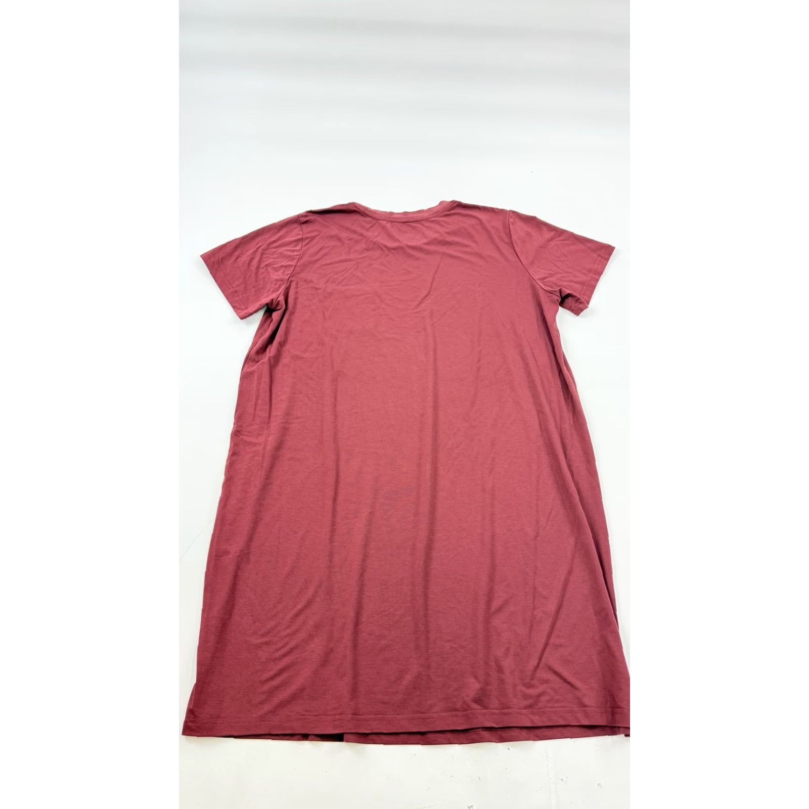 Vintage Bamboo Cool Dress Womens Large Red Shirt Bamboo Viscose Pocket Lounge Sleep Size L / US 10 / IT 46 - 4 Thumbnail