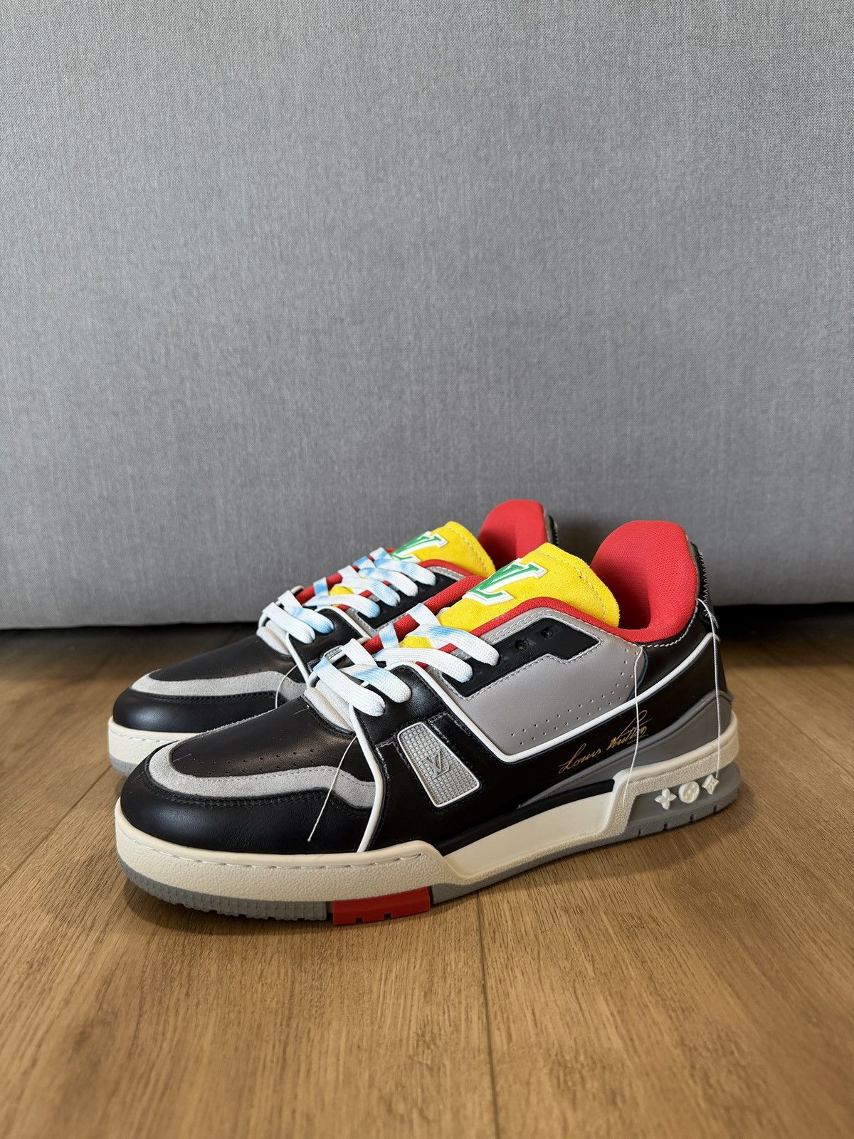 Louis Vuitton LOUIS VUITTON UPCYCLE TRAINER BLACK VIRGIL Size US 8 / EU 41 - 2 Thumbnail