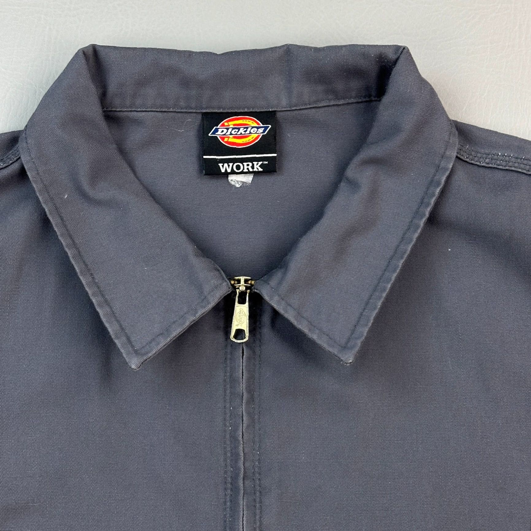 Dickies Dickies Eisenhower Jacket Mens 3XL Gray Full Zip Unlined Mechanics Workwear Y2K Vintage Size US XXL / EU 58 / 5 - 5 Thumbnail