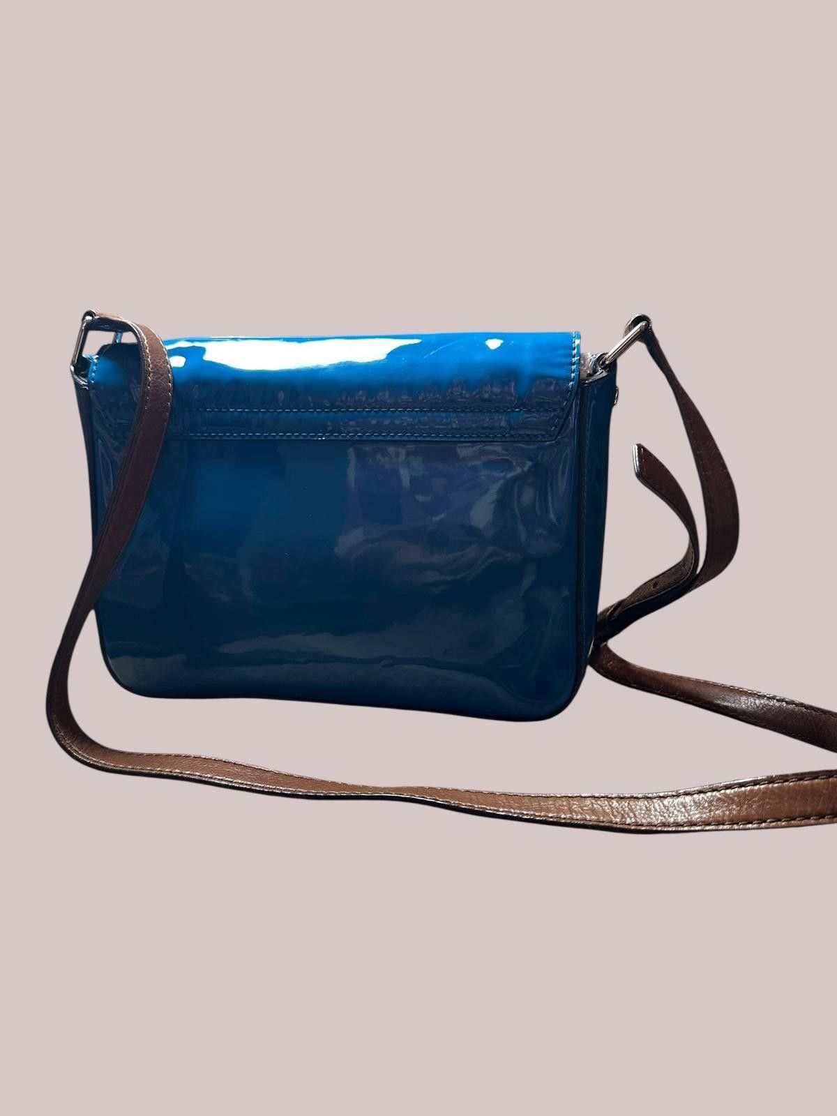 Other Kate Spade Blue Patent Leather Crossbody Bag EUC Size ONE SIZE - 2 Thumbnail