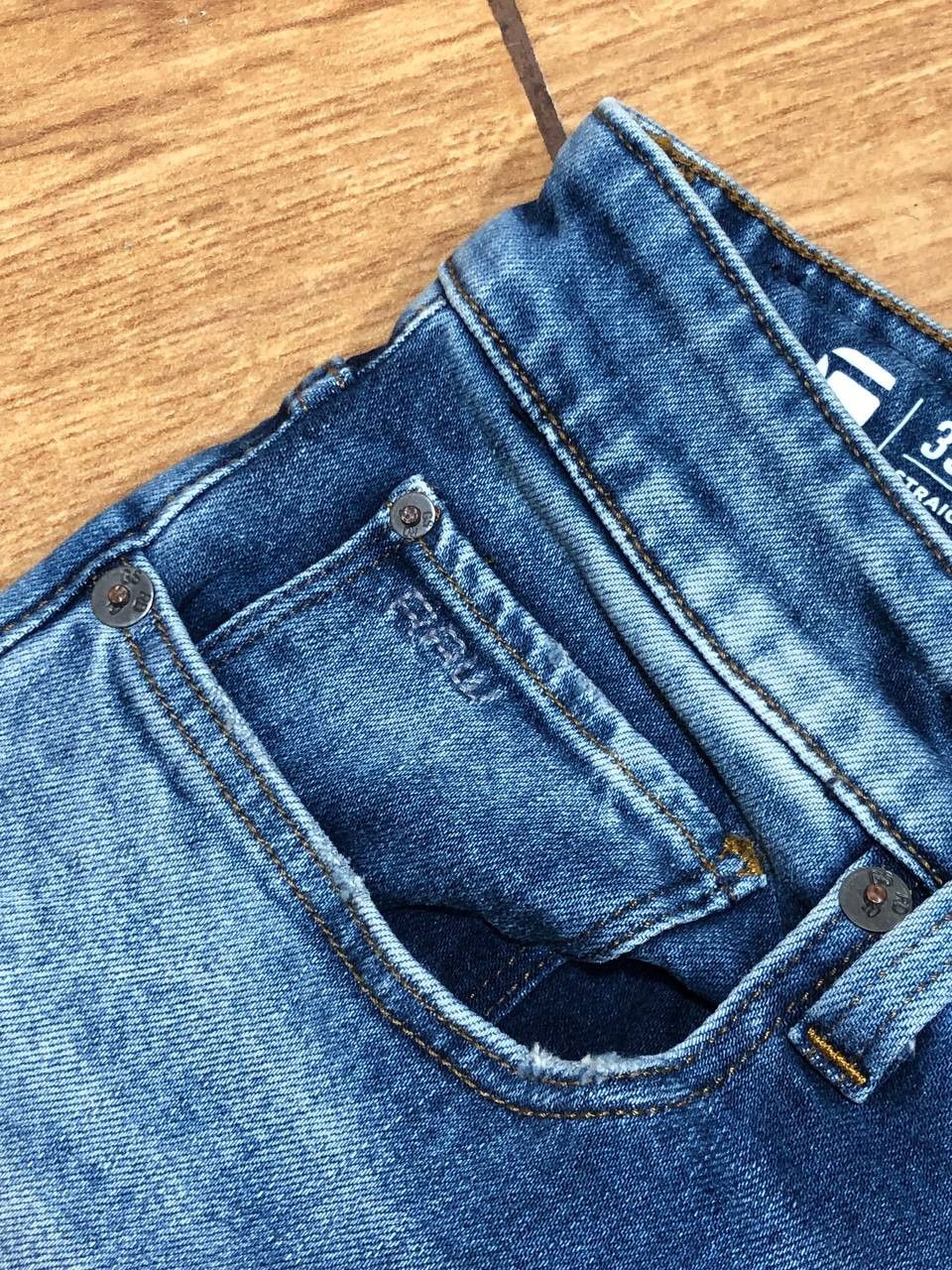 G-Star Vintage G-Star Raw 3301 Straight Tapered Denim Jeans Size 30 Size US 30 / EU 46 - 6 Thumbnail