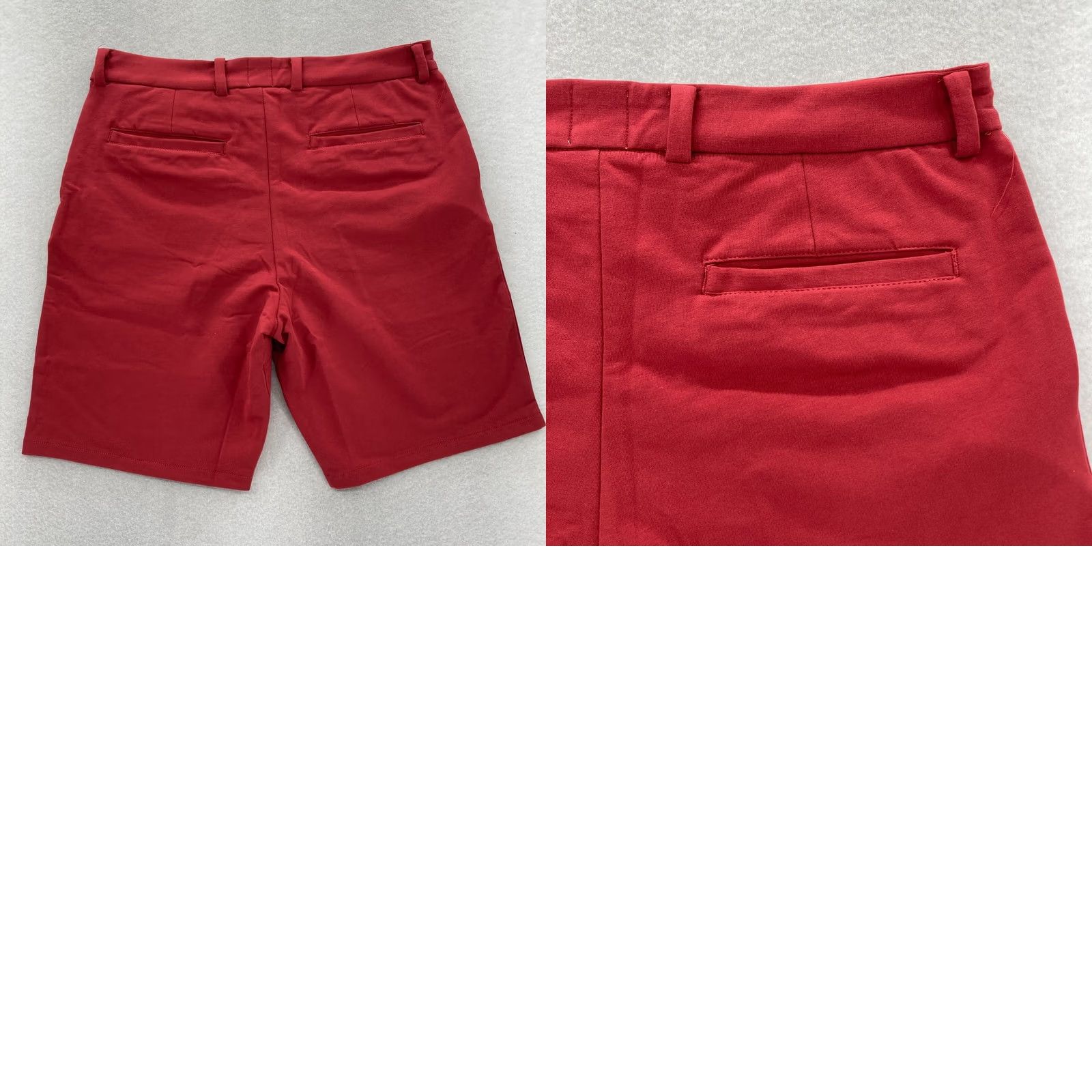 Vintage Swet Tailor Chino Shorts Mens 32 Red Wine Stretch Casual Athletic NWT Size US 32 / EU 48 - 9 Thumbnail