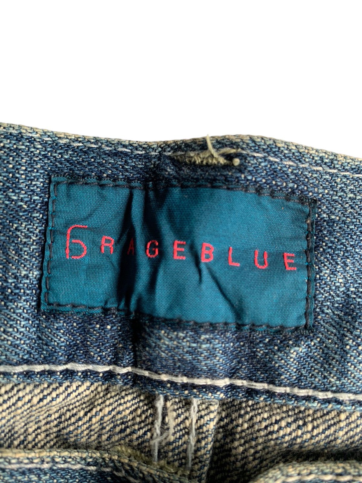 Kapital Rage Blue Japanese Button fly Selvedge Distressed Denim Size US 36 / EU 52 - 12 Thumbnail