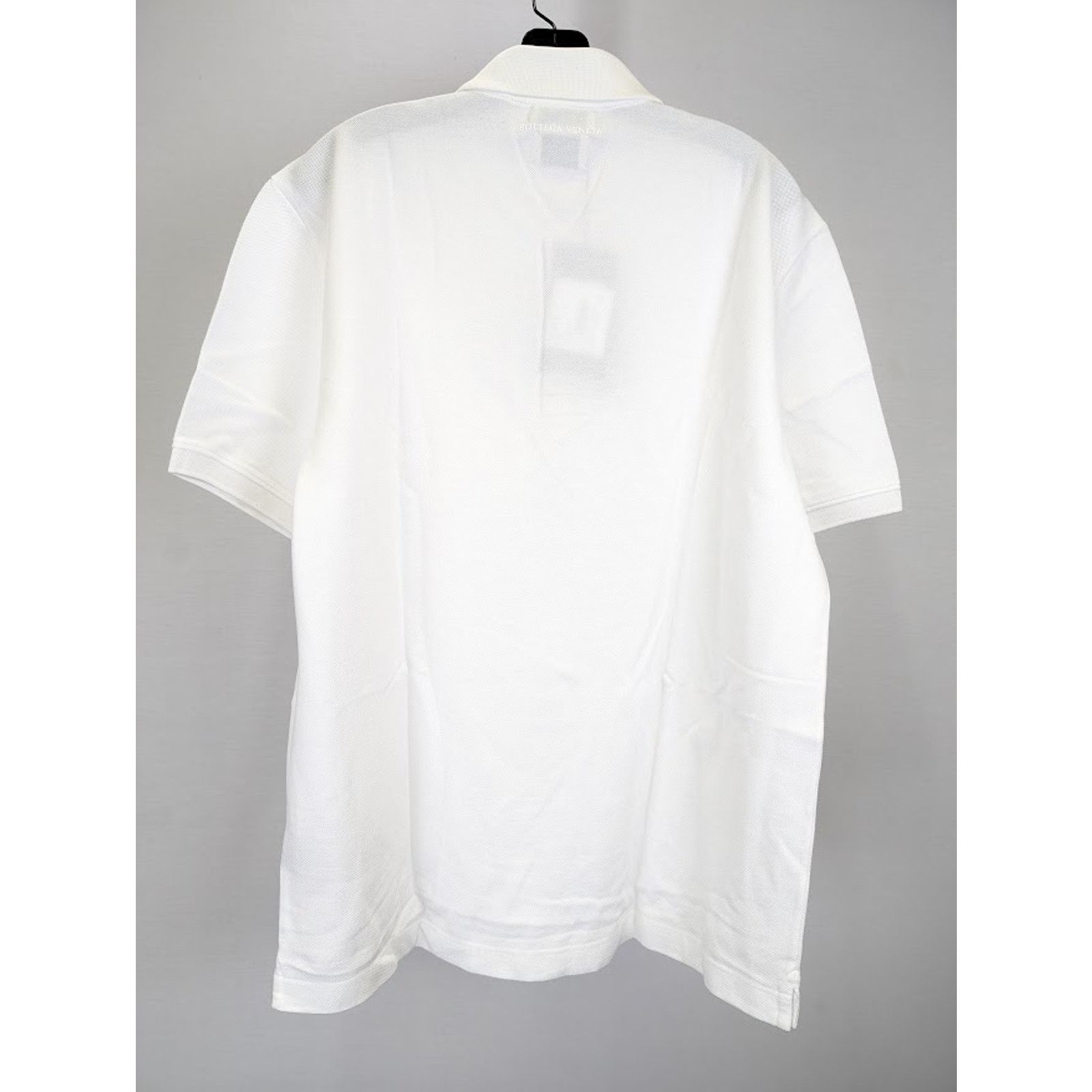Bottega Veneta o1rshd1 New Piquet Jersey Polo T-Shirt in Optic White Size US S / EU 44-46 / 1 - 11 Thumbnail