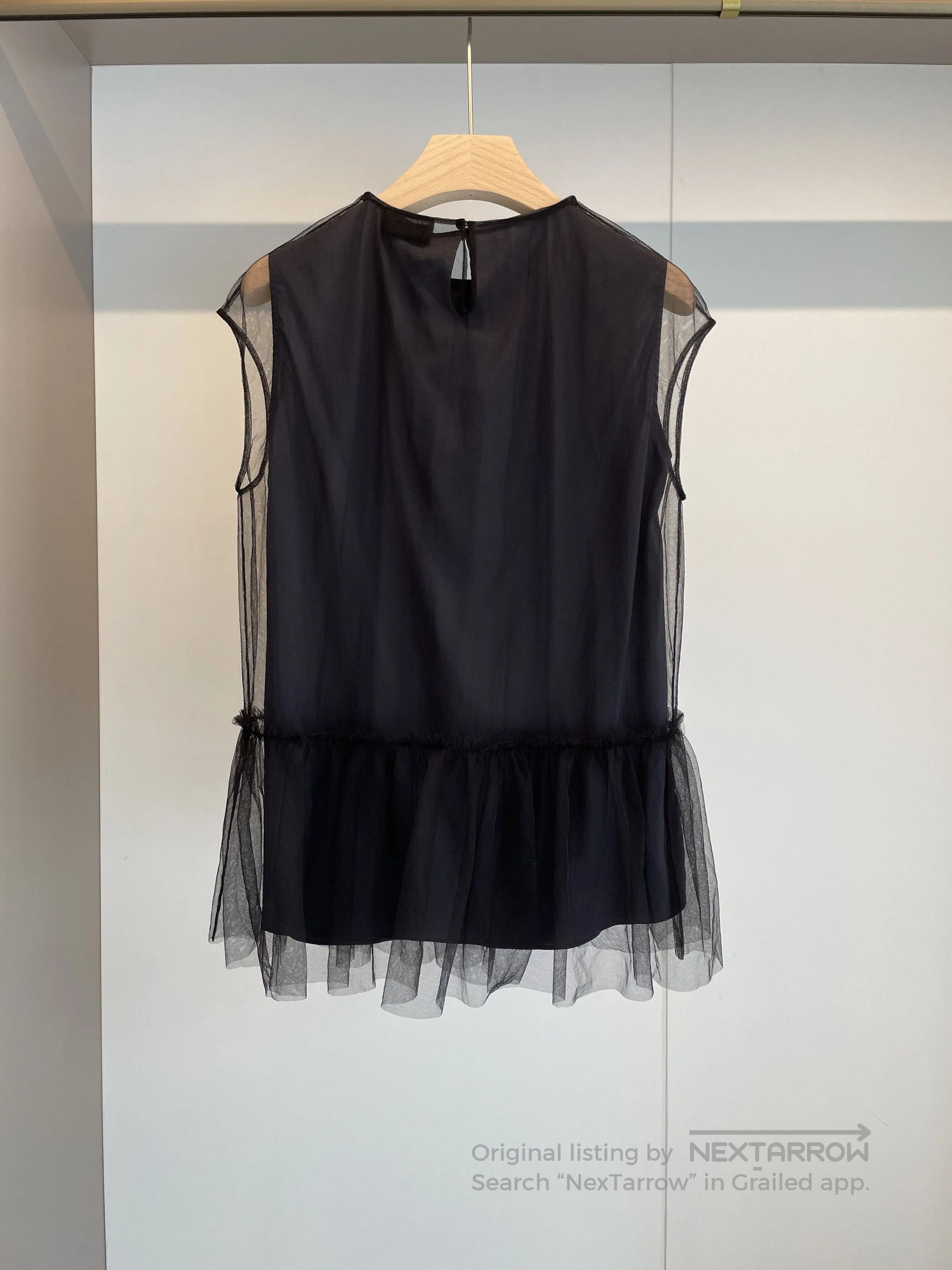 Brunello Cucinelli Brunello Cucinelli Black Silk Tank XS. Size US XS / EU 42 / 0 - 2 Thumbnail