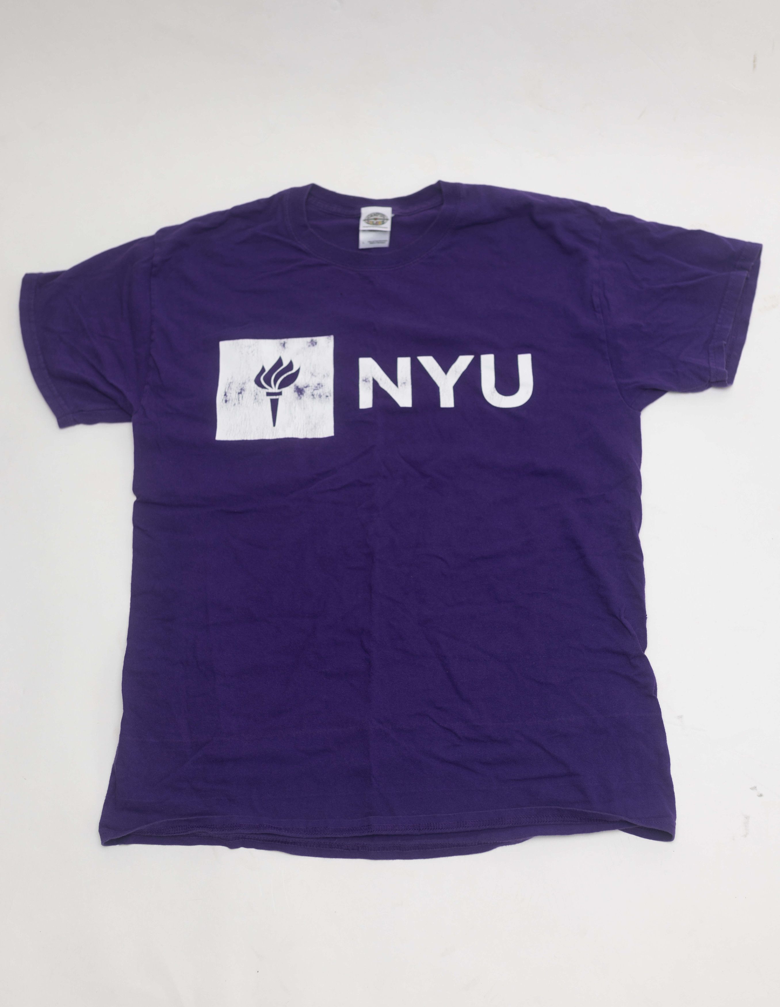 Vintage NYU Tee Shirt Size US L / EU 52-54 / 3 - 2 Thumbnail