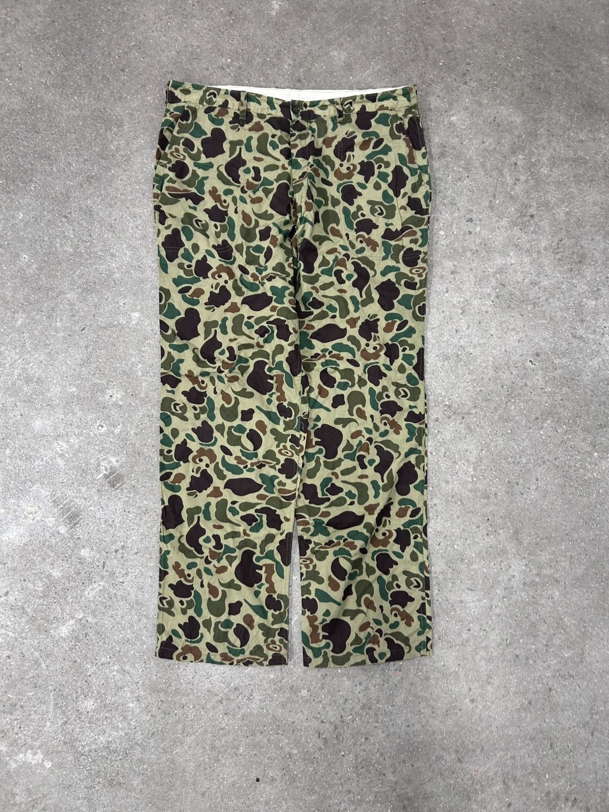 Vintage Vintage 80's Duck Camo Lightweight Military Pants Size US 36 / EU 52 - 2 Thumbnail